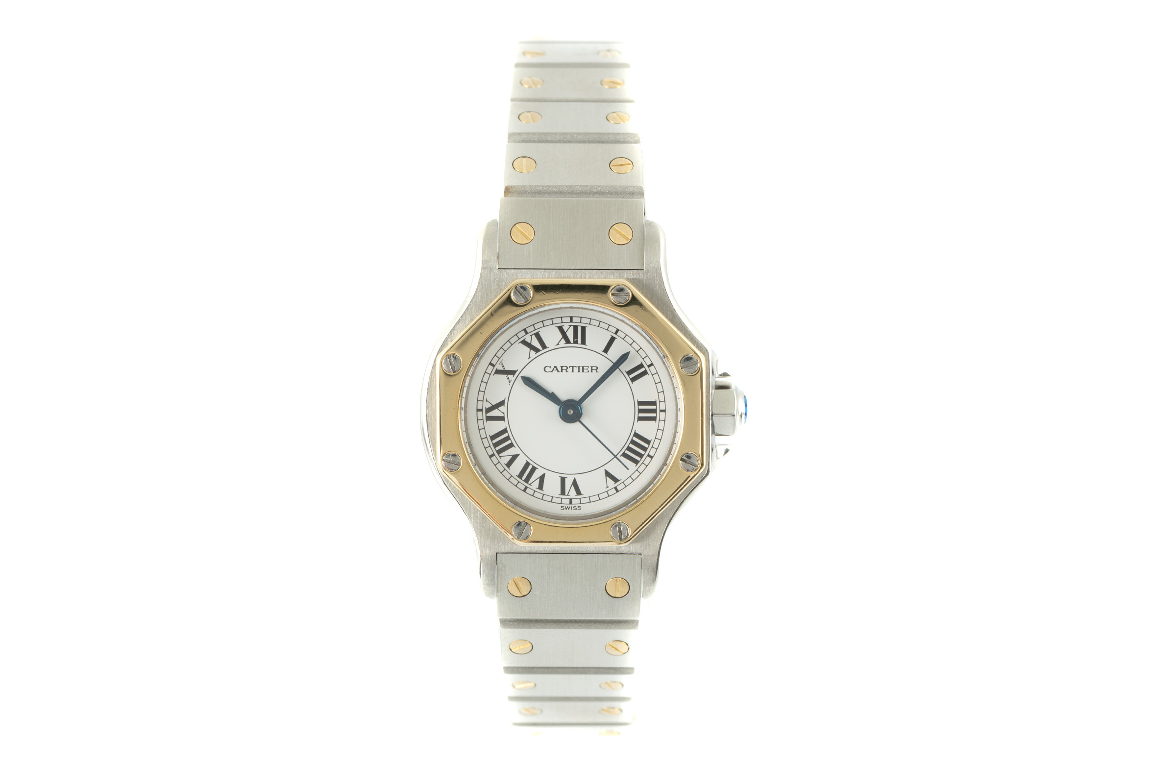 Cartier Santos steel / gold automatic Ref. 0907