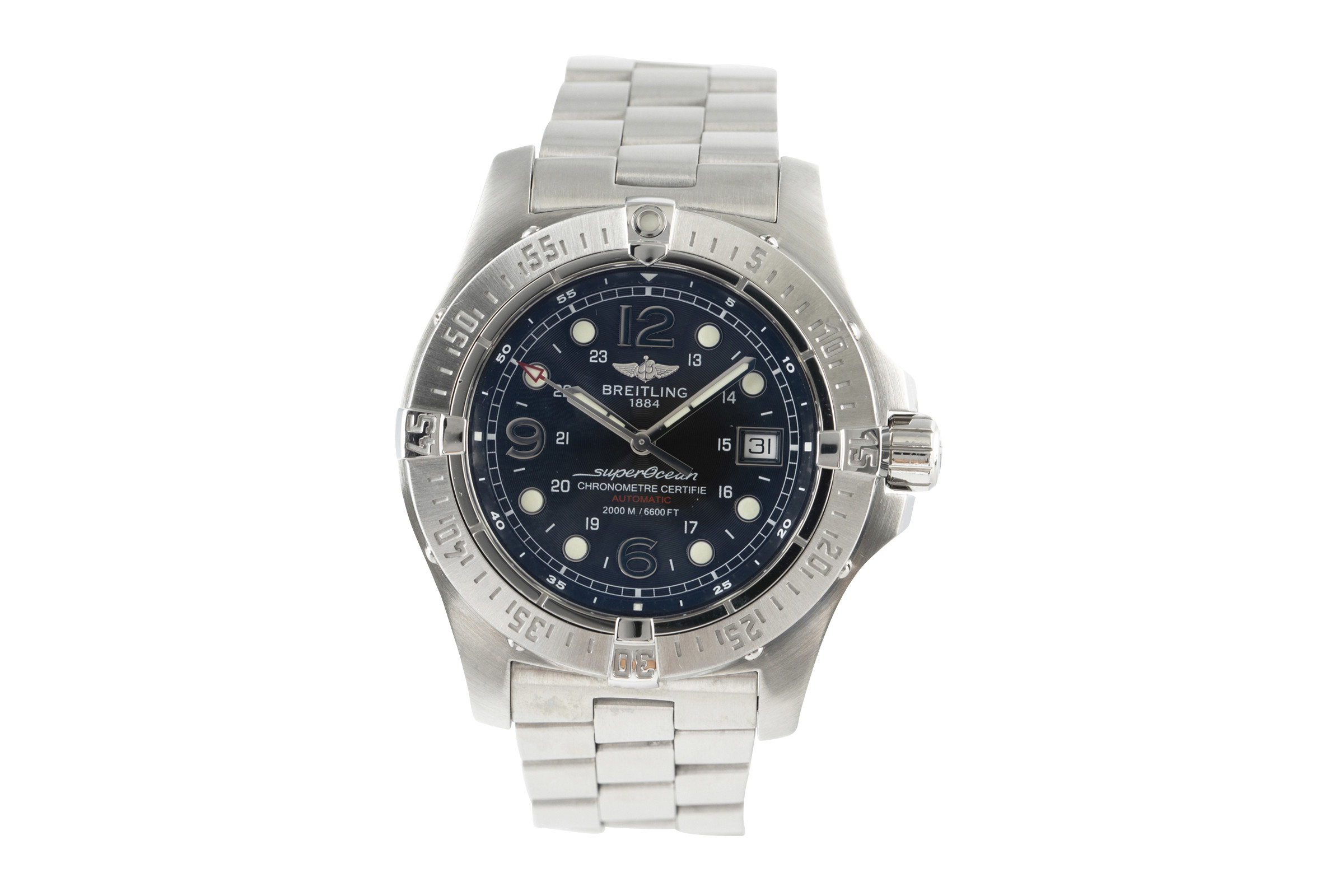Breitling Superocean steel automatic Kal. B17 Ref. A17390