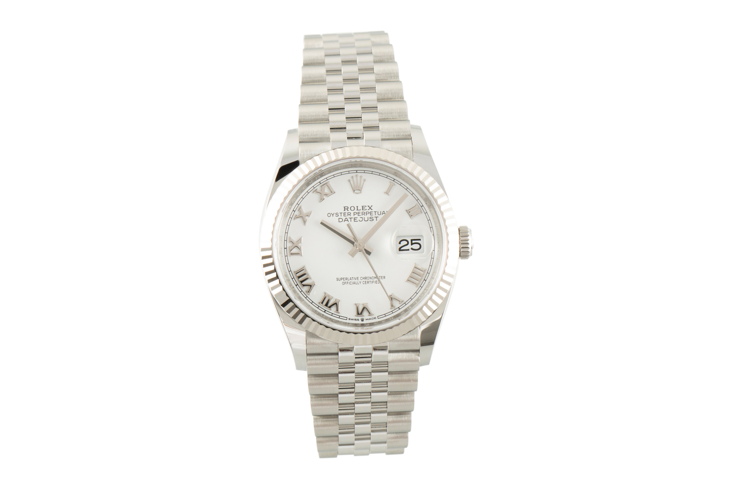 Rolex Datejust steel / white gold automatic Kal. 3235 Ref. 126234