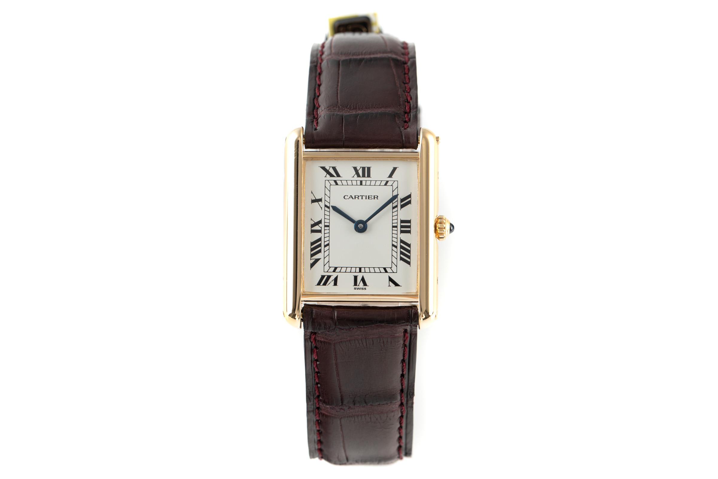 Cartier Tank 18 ct gold quartz Kal. 90.06