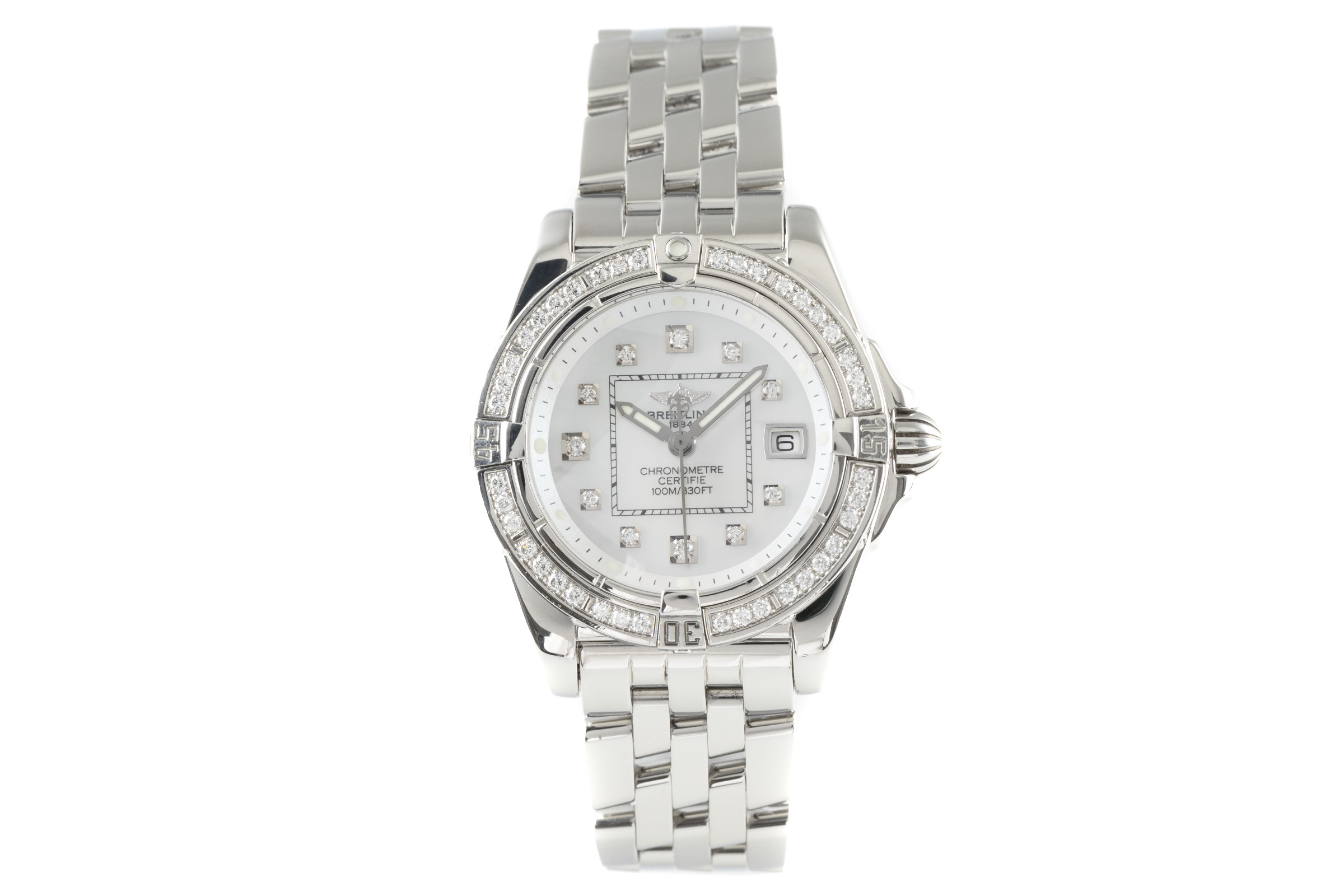 Breitling Galactic steel quartz Kal. B71 Ref. A71356