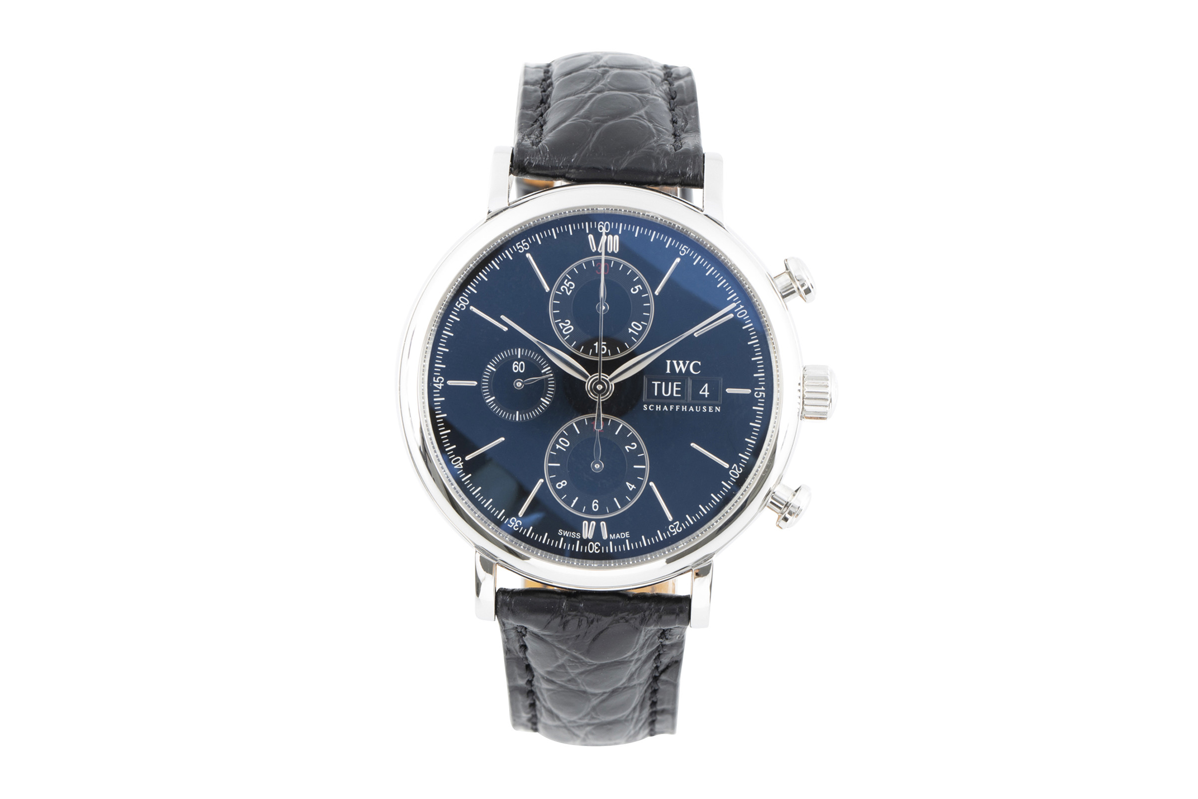 IWC Portofino chronograph steel automatic Kal. C.75320 Ref. IW391008