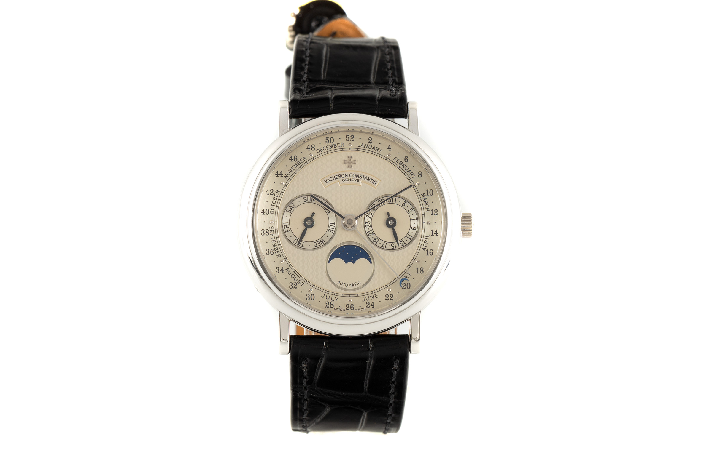 Vacheron & Constantin Patrimony 18 ct white gold automatic Kal. 1126 Ref. 47052