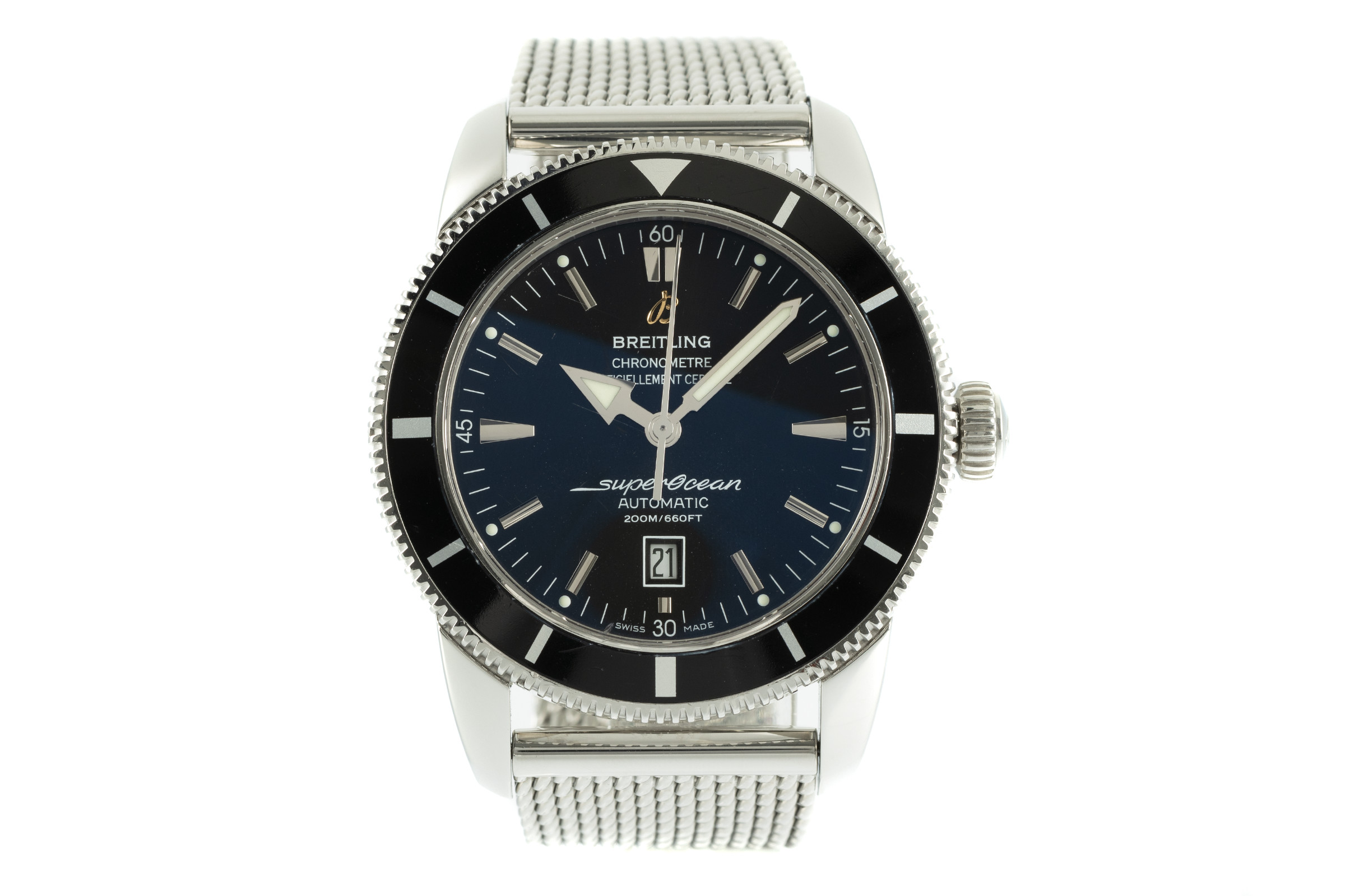 Breitling Superocean steel automatic Kal. B17 Ref. A17320