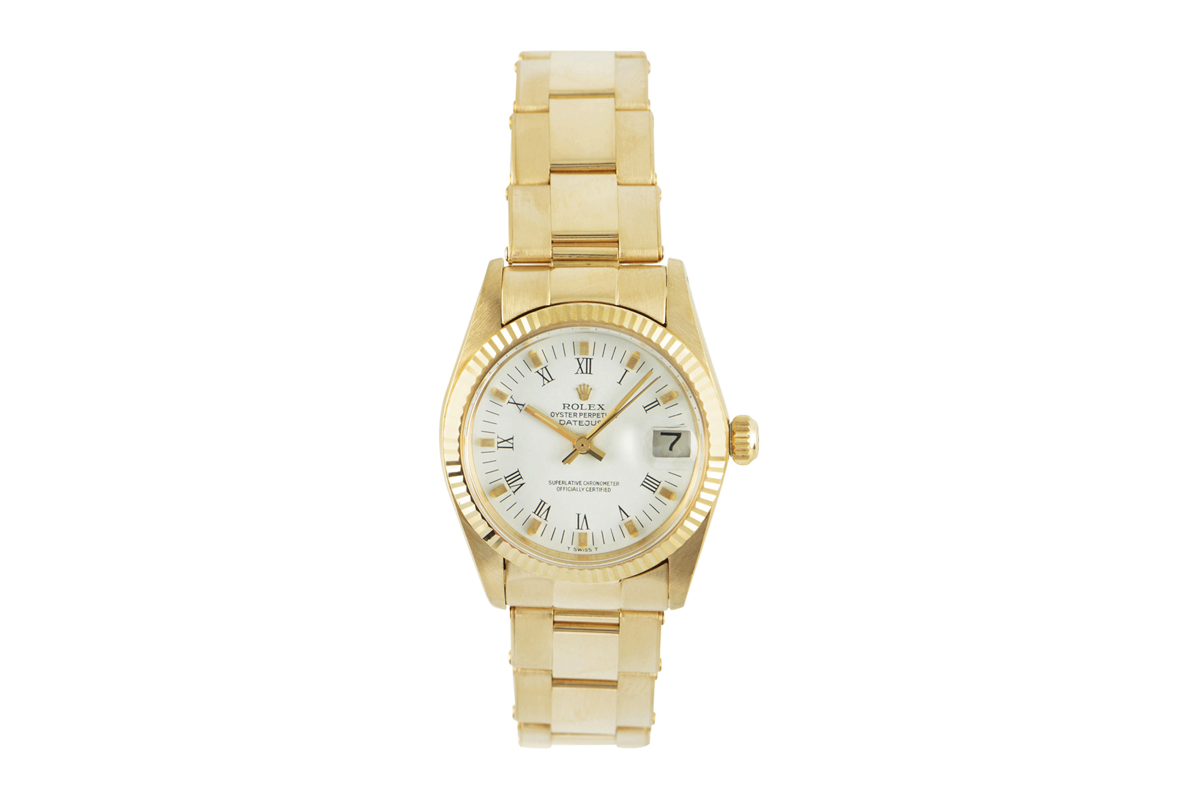 Rolex Datejust 18 ct gold automatic Kal. 2030 Ref. 6827