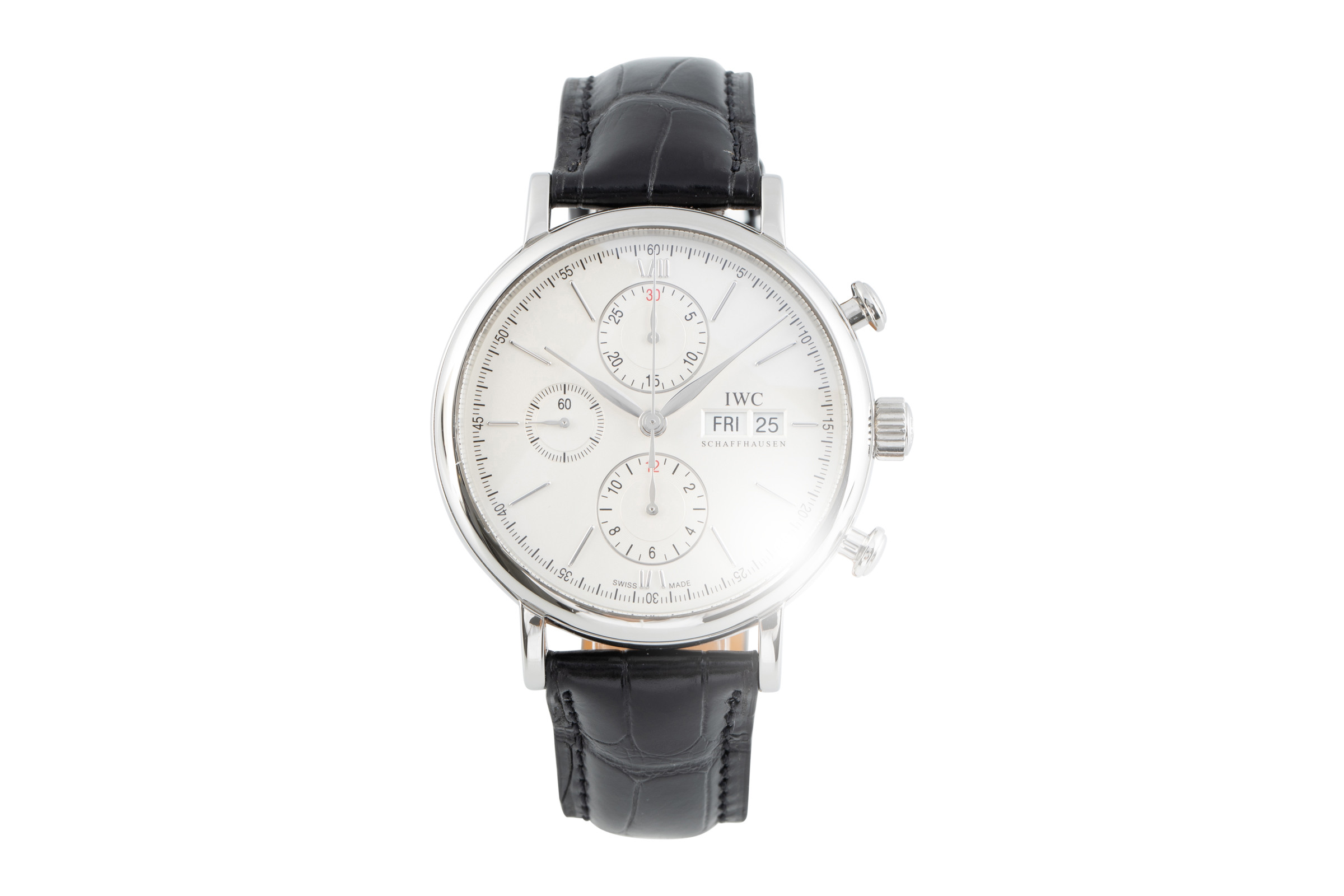 IWC Portofino chronograph steel automatic Kal. C.75320 Ref. 3910