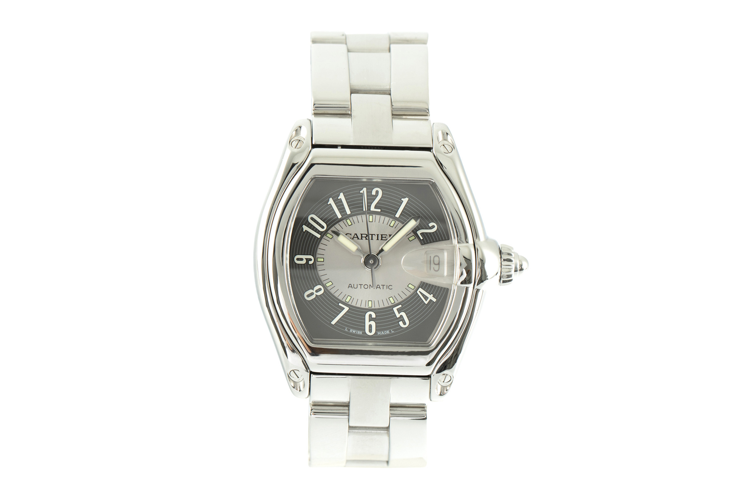 Cartier Roadster steel automatic Kal. 3110 Ref. 2510