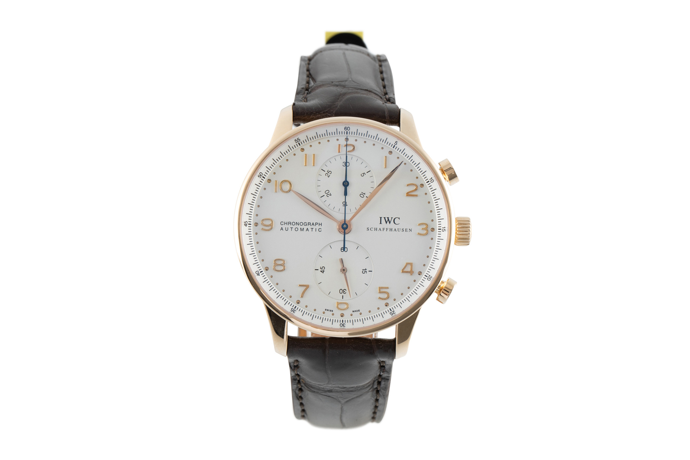 IWC Portugieser chronograph 18 ct gold automatic Kal. C.79350 Ref. 3714