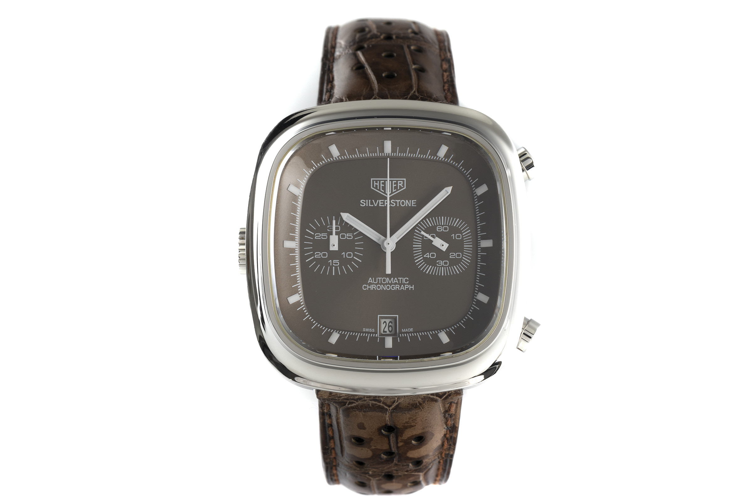 Tag Heuer Silverstone chronograph steel automatic Kal. 11 Ref. CAM2111
