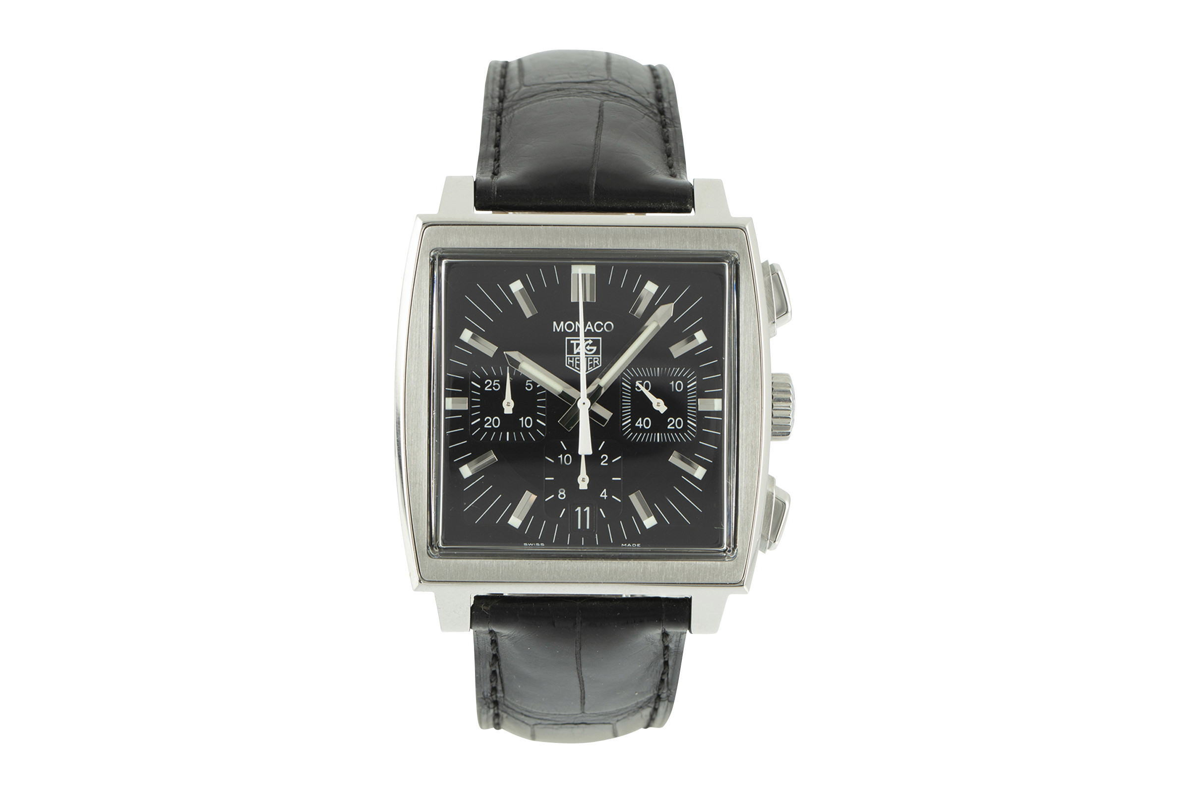 Tag Heuer Monaco chronograph steel automatic Kal. 17 Ref. CW2111-0