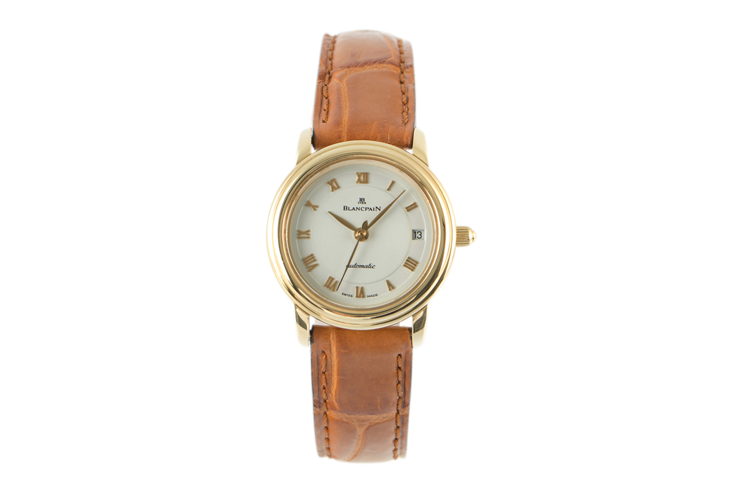 Blancpain Villeret 18 ct gold automatic Kal. 951 Ref. 0096-1418-58