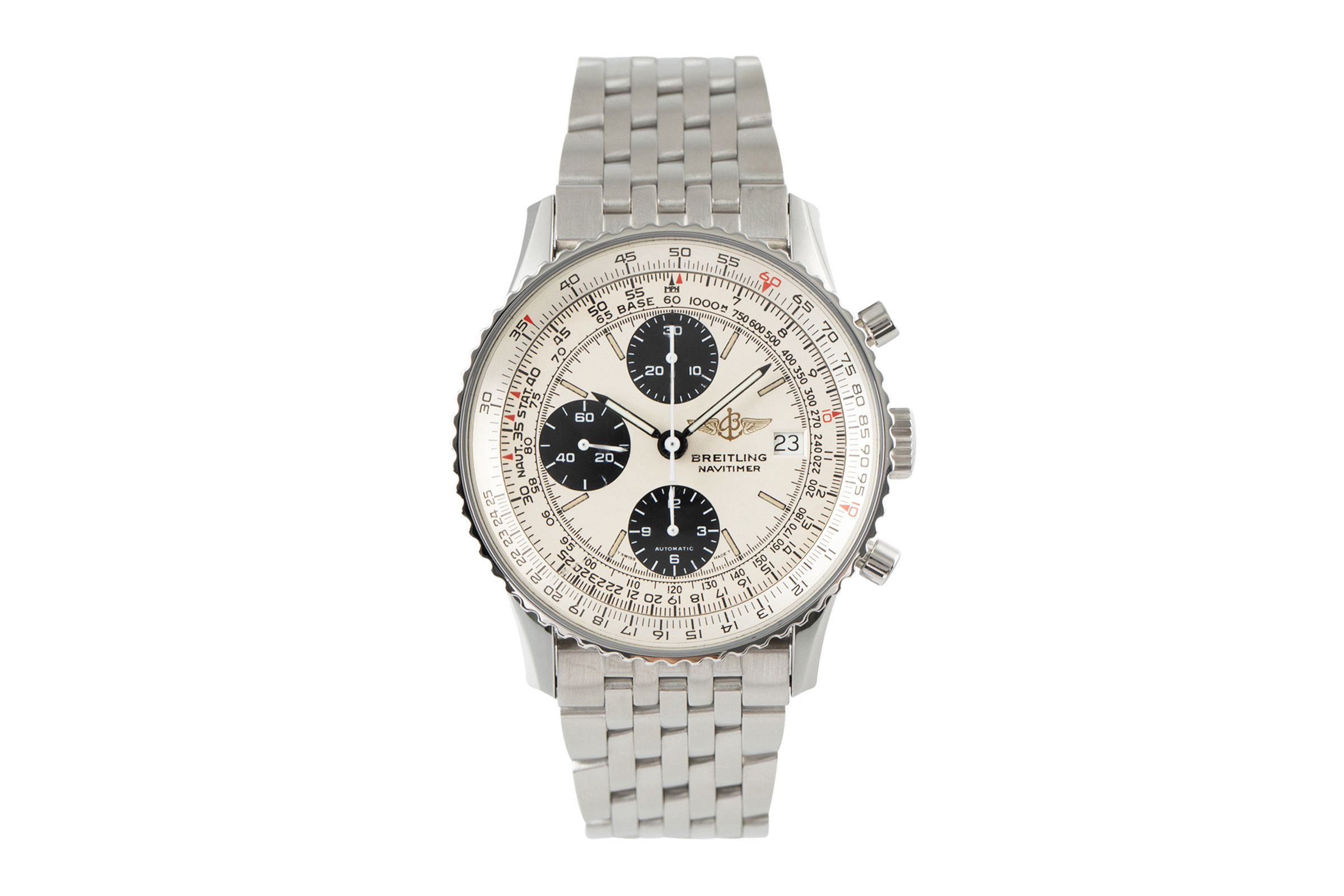 Breitling Navitimer chronograph steel automatic Kal. B81 Ref. 81610
