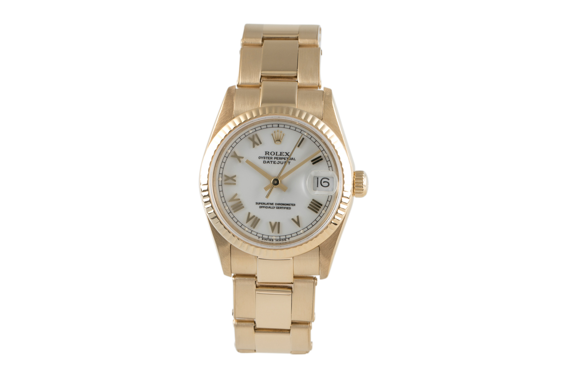 Rolex Datejust 18 ct gold automatic Kal. 2135 Ref. 68278