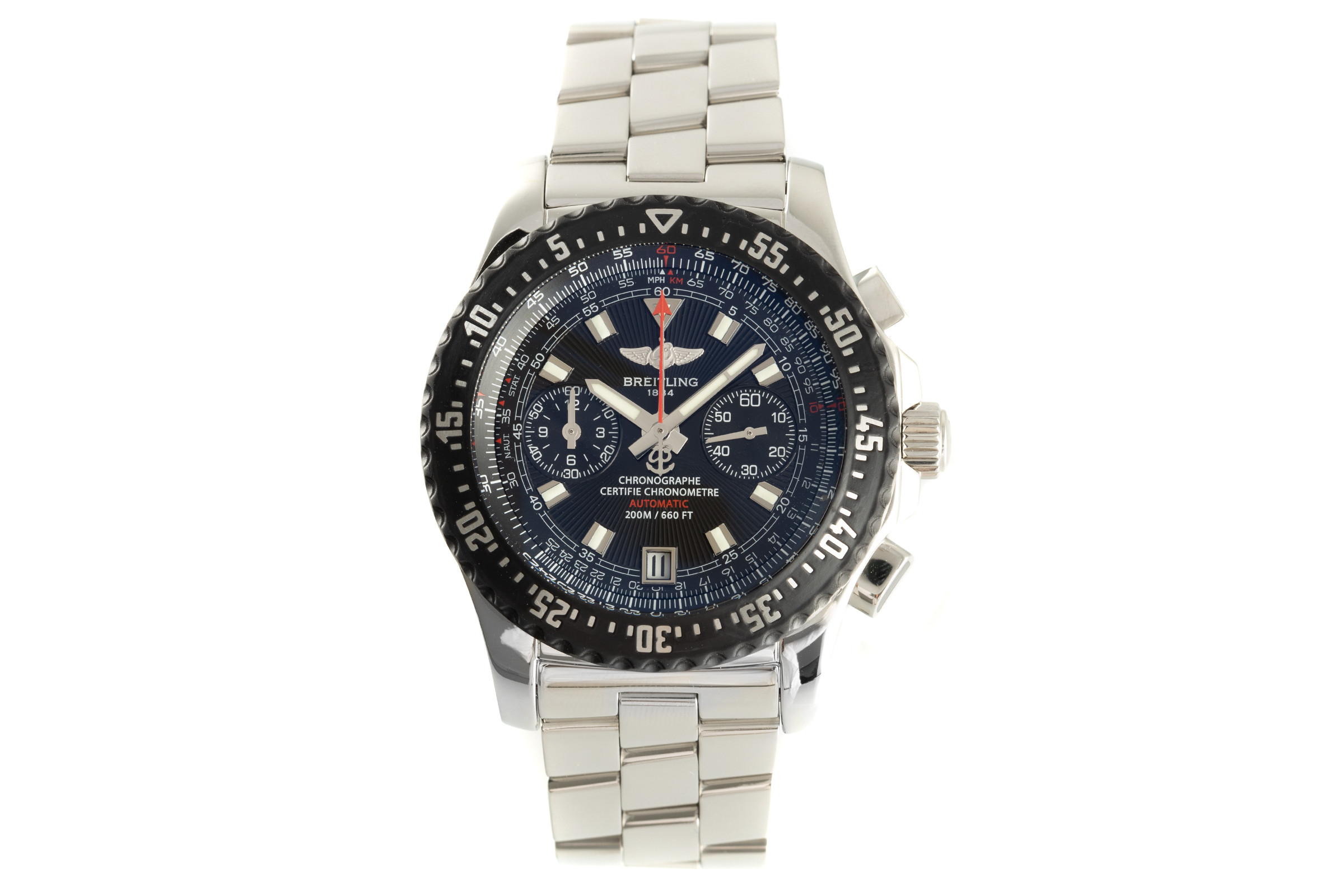 Breitling Skyracer chronograph steel automatic Kal. B27 Ref. A27364