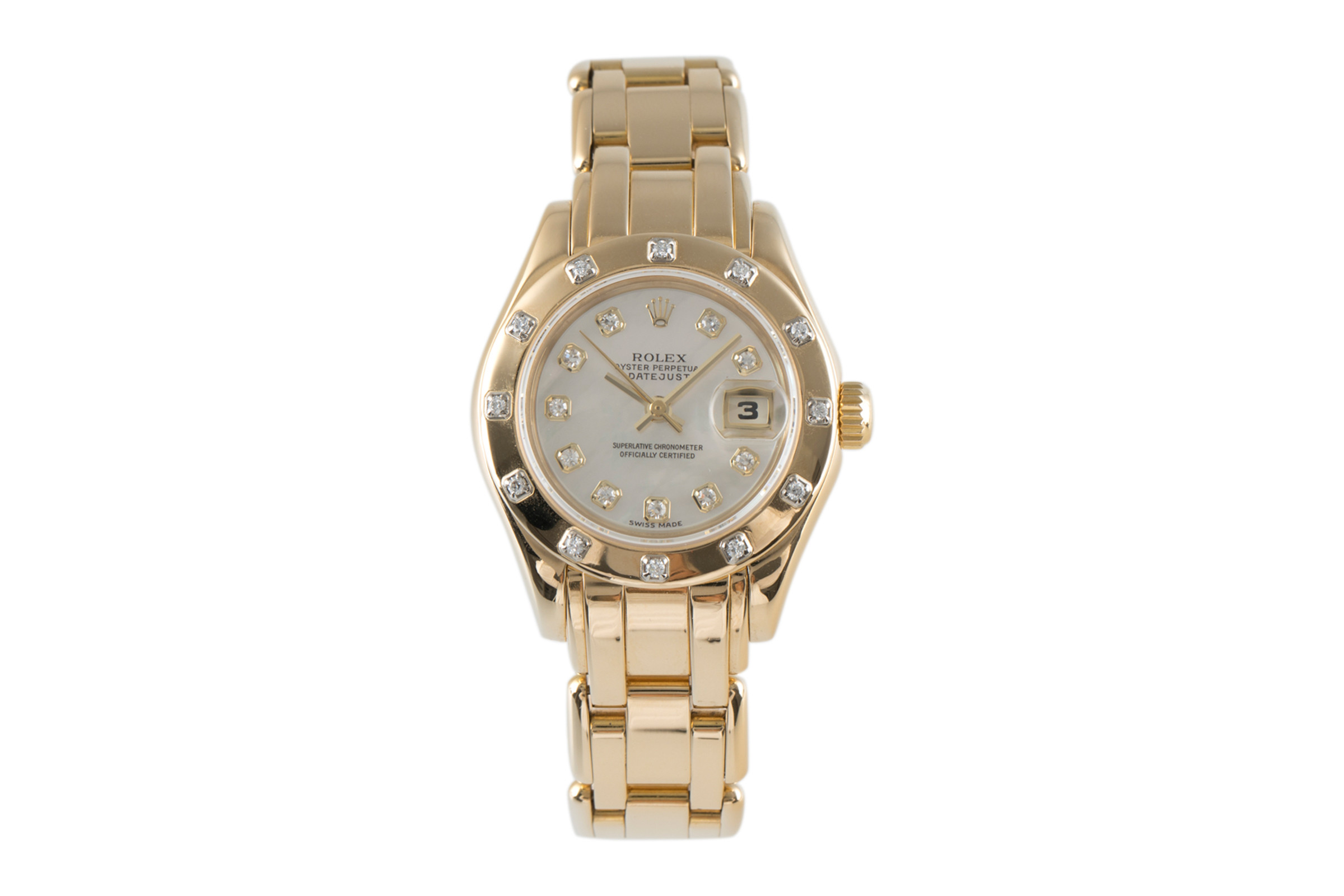 Rolex Datejust 18 ct gold automatic Kal. 2135 Ref. 69318
