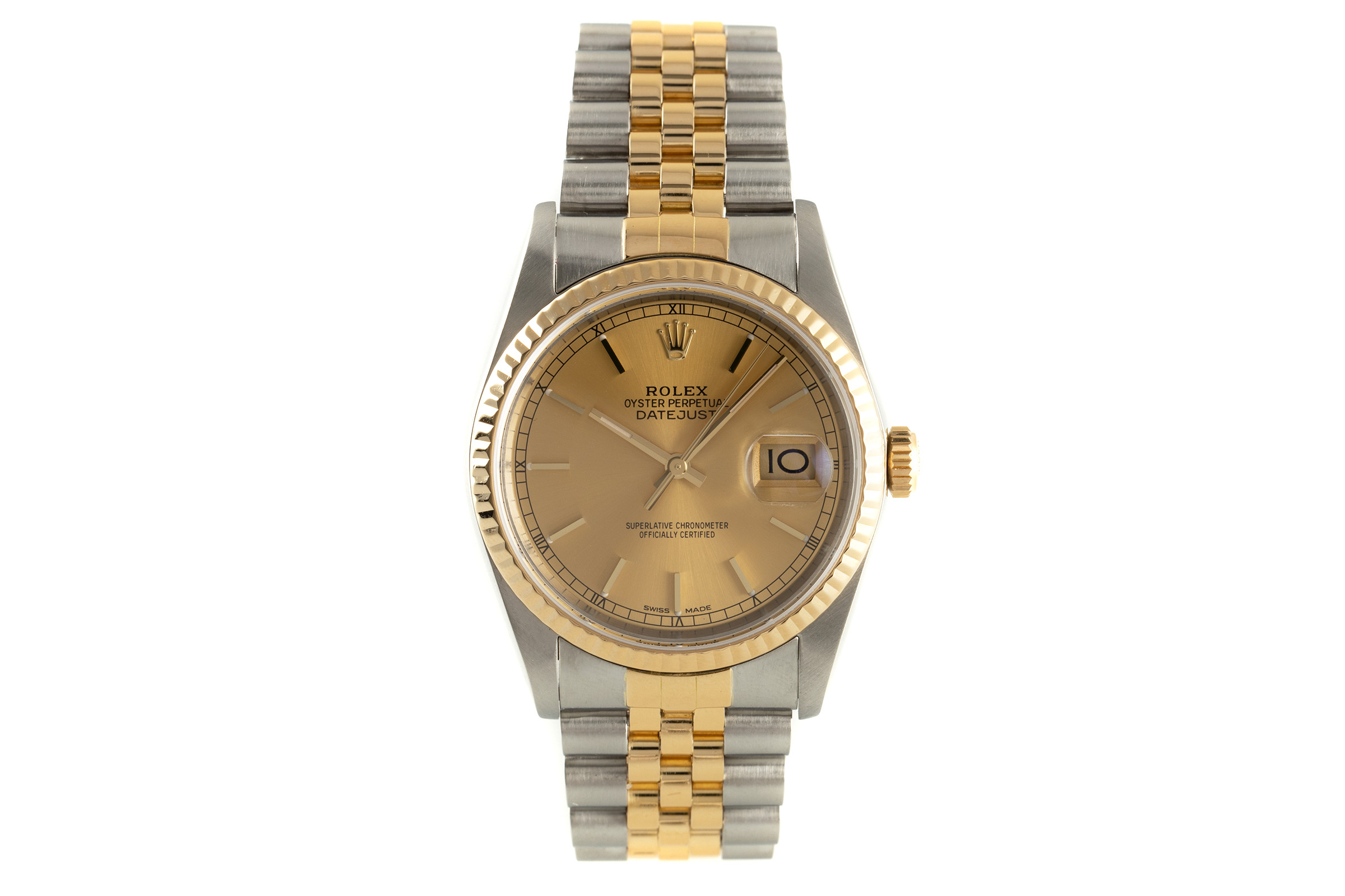 Rolex Datejust steel / gold automatic Kal. 3135 Ref. 16233