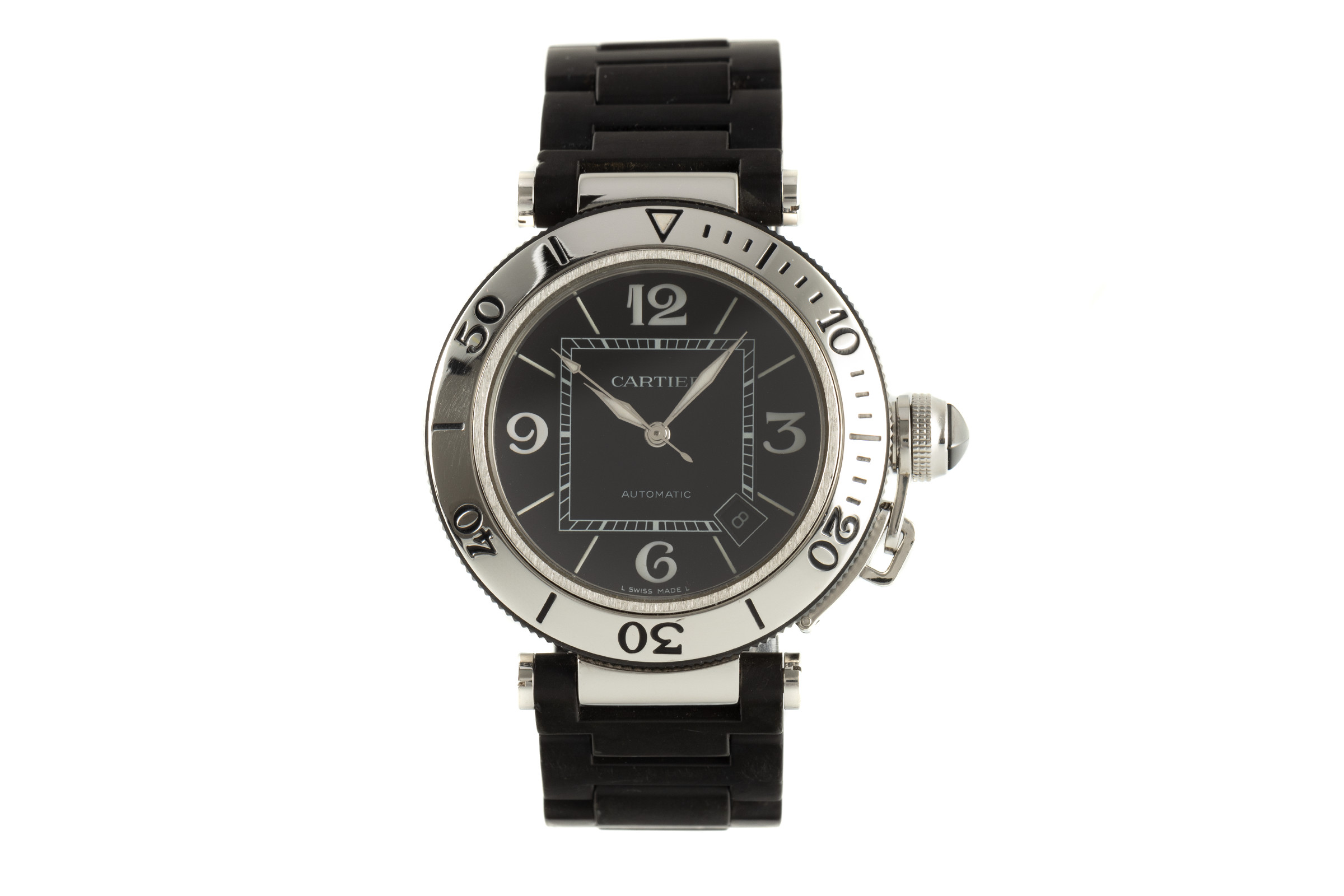 Cartier Pasha steel automatic Kal. 049 Ref. 2790