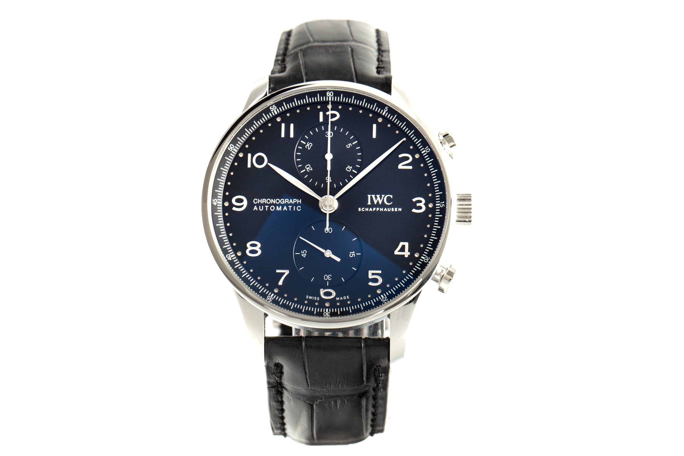 IWC Portugieser chronograph steel automatic Kal. C.69355 Ref. IW371609