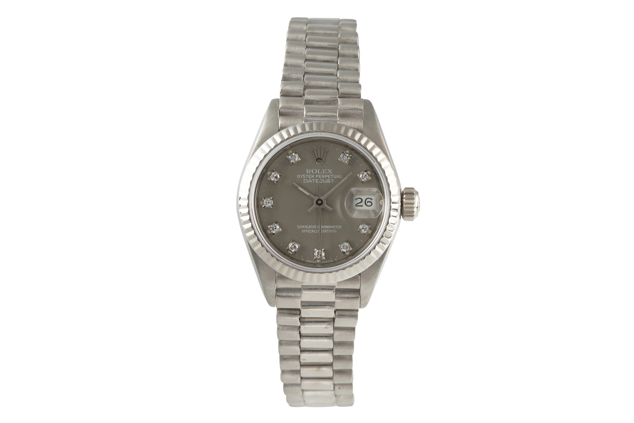 Rolex Lady Datejust 18 ct white gold automatic Kal. 2135 Ref. 69179