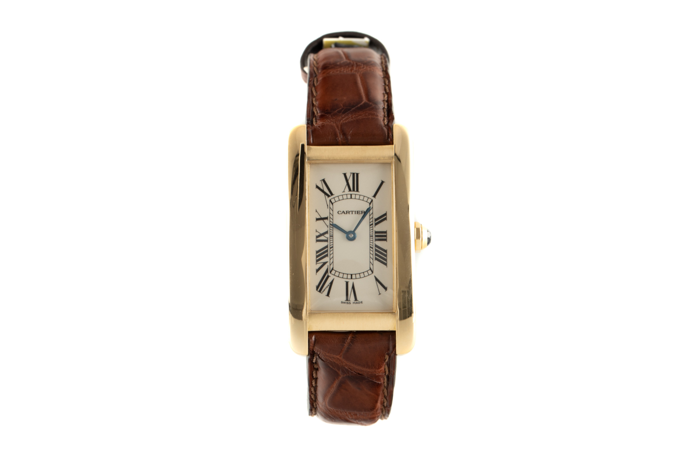 Cartier Tank Americaine 18 ct gold quartz Kal. 690 Ref. 1720-1