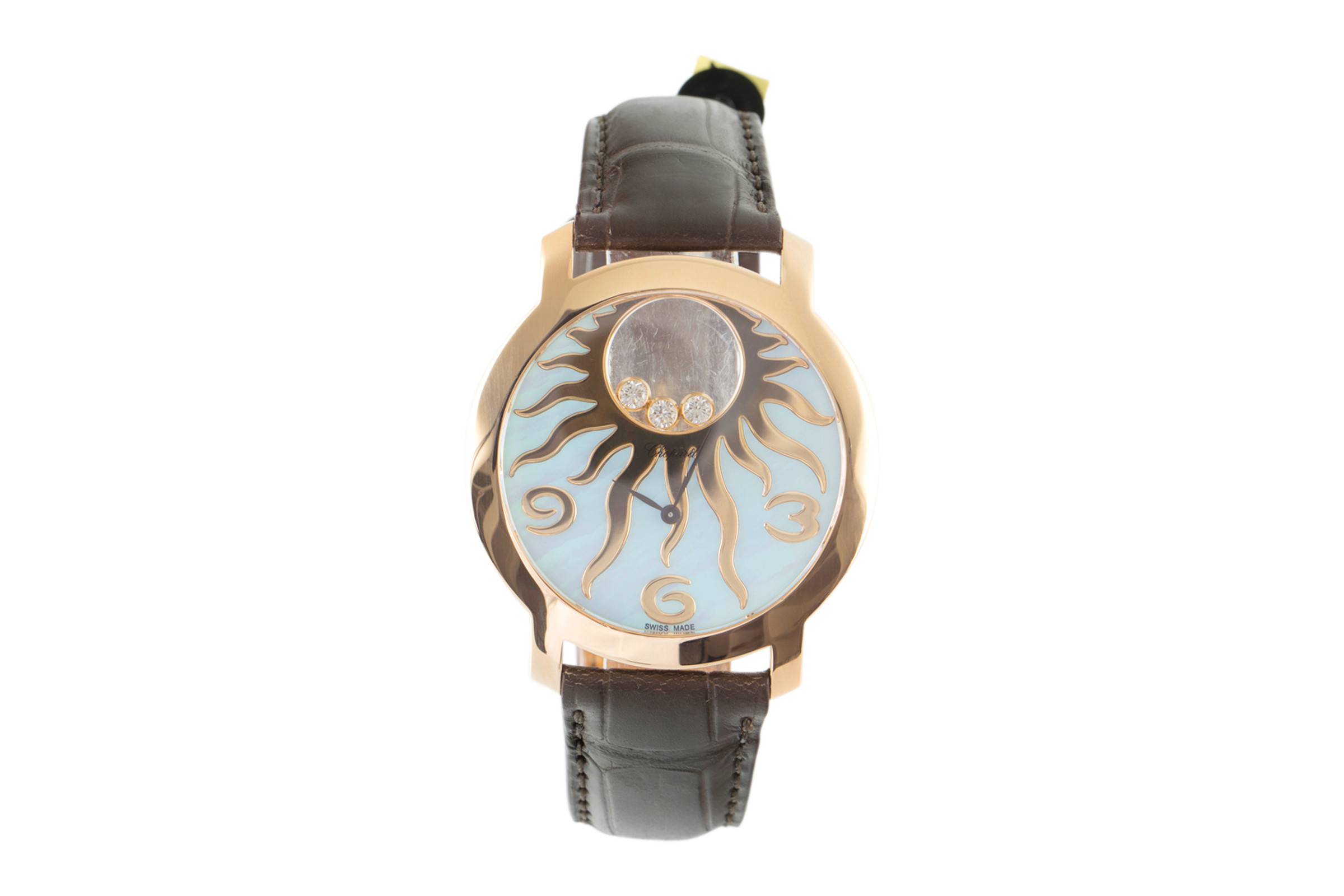 Chopard Happy Diamonds 18 ct red gold quartz Ref. 20/7469
