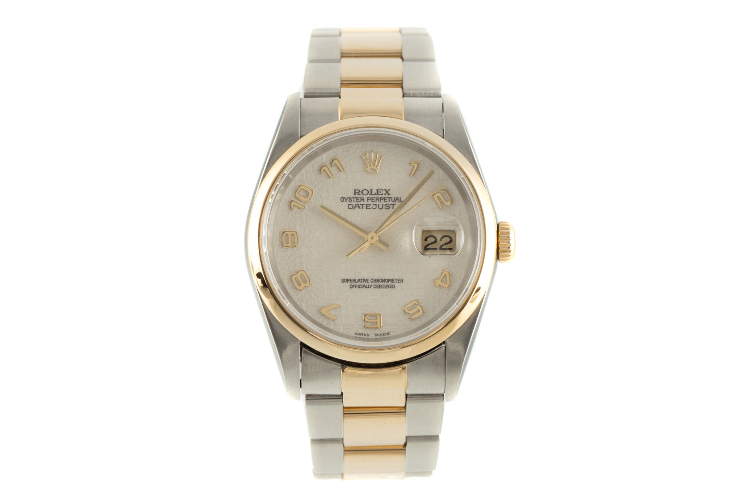 Rolex Datejust steel / gold automatic Kal. 3135 Ref. 16203