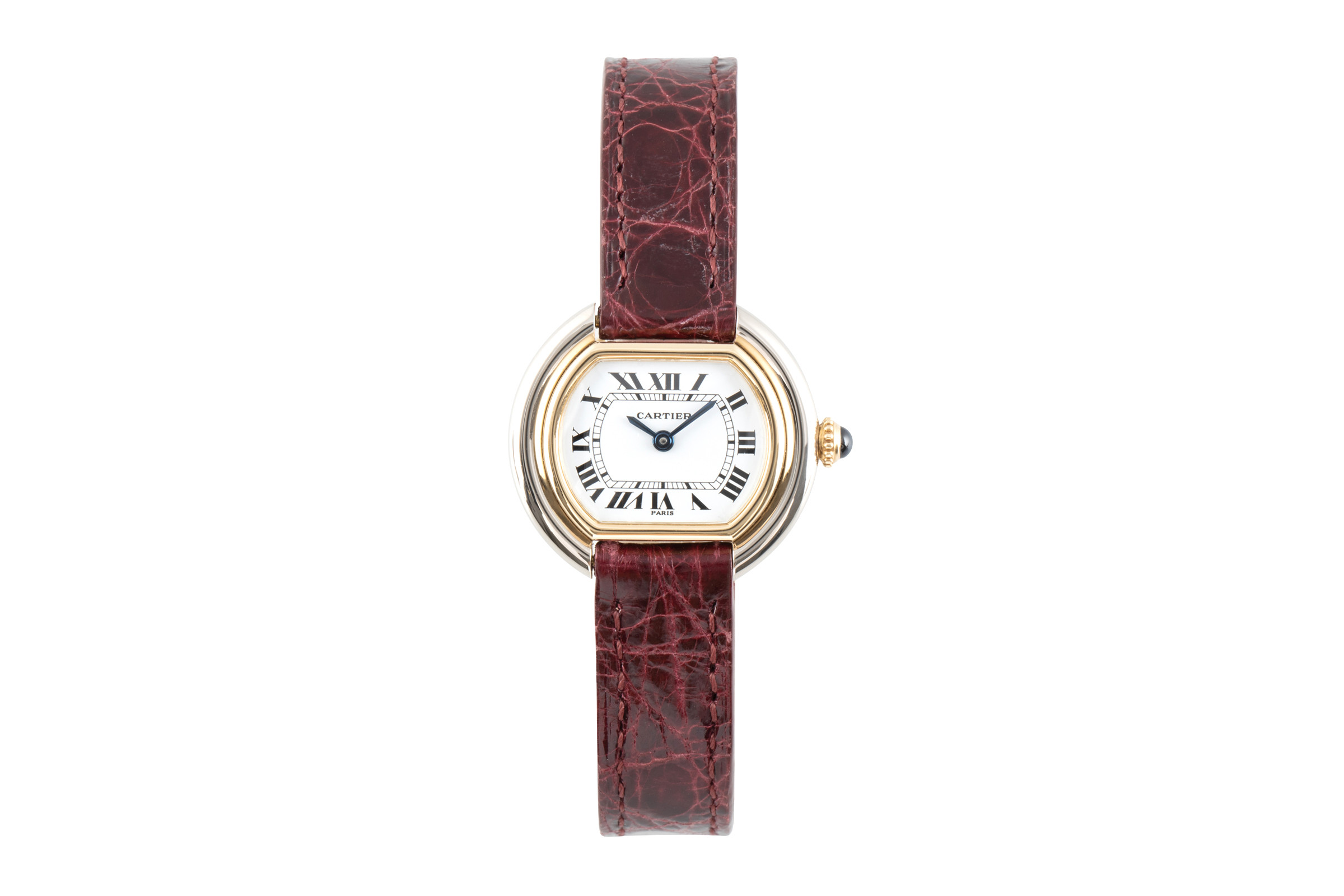 Cartier Ellipse 18 ct gold manual winding Kal. ETA 2412 Ref. 6711