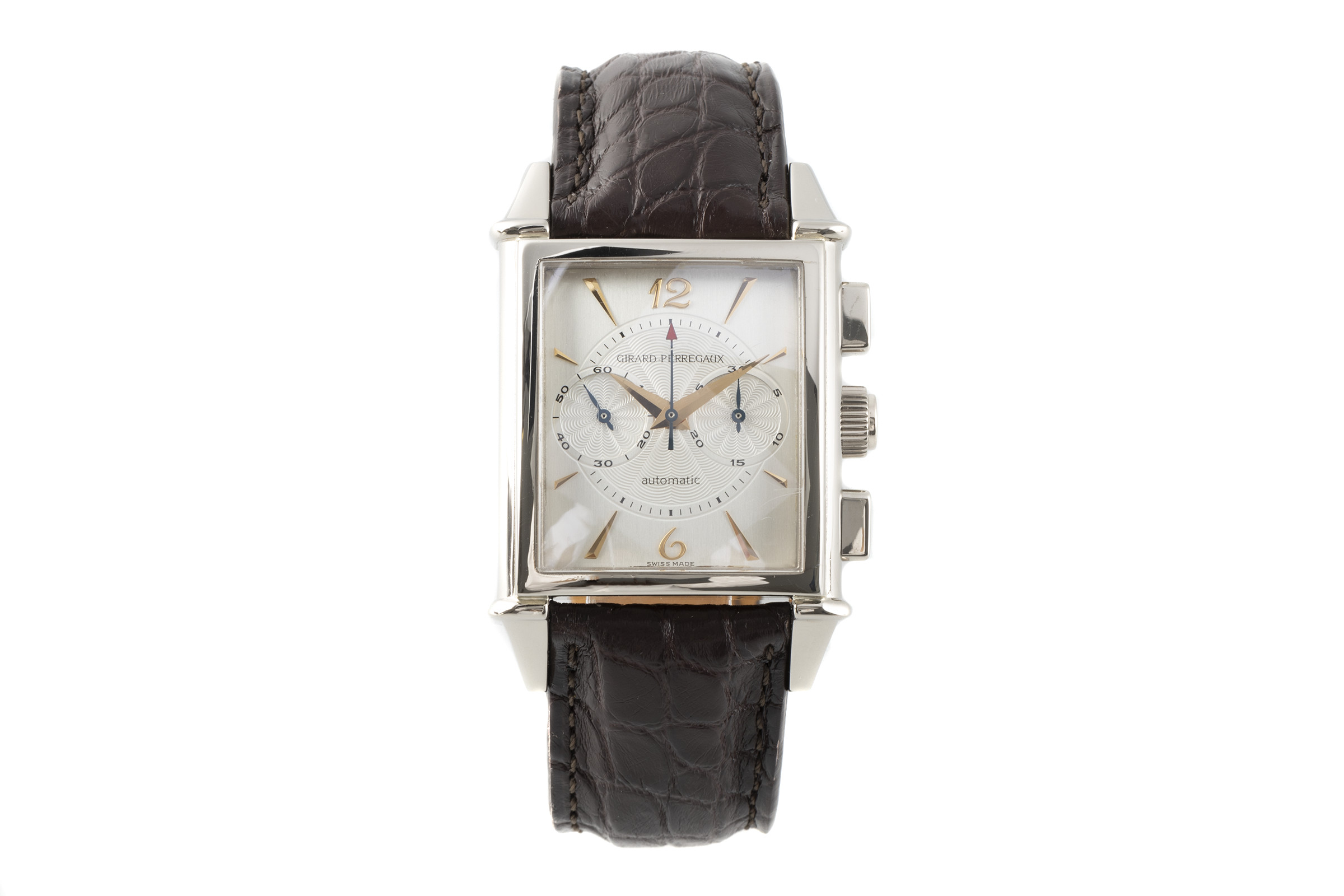 Girard Perregaux Vintage chronograph 18 ct white gold automatic Kal. 3080 Ref. 2599