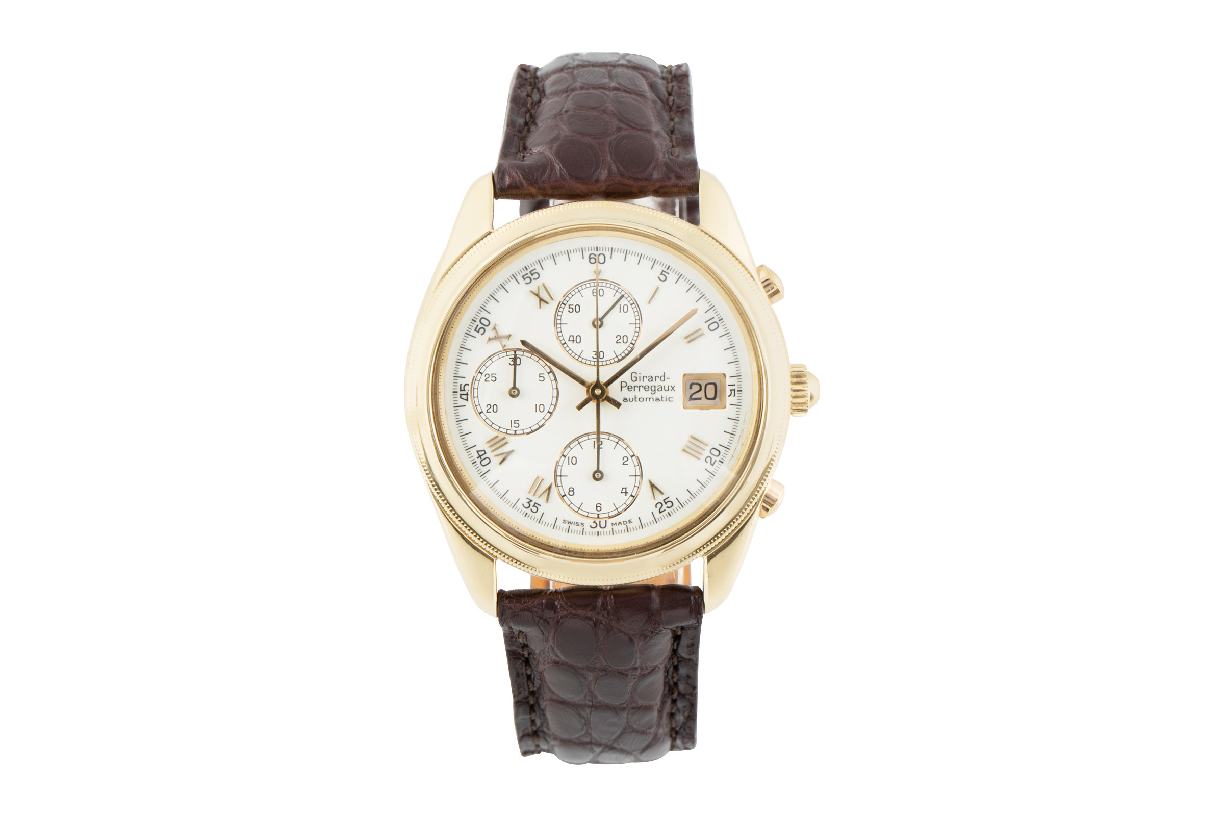 Girard Perregaux GP 4900 chronograph 18 ct gold automatic Kal. 800-014 Ref. 4900