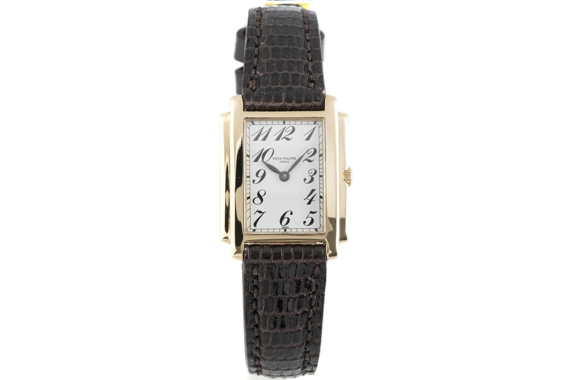 Patek Philippe Gondolo 18 ct gold quartz Kal. E15 Ref. 4824