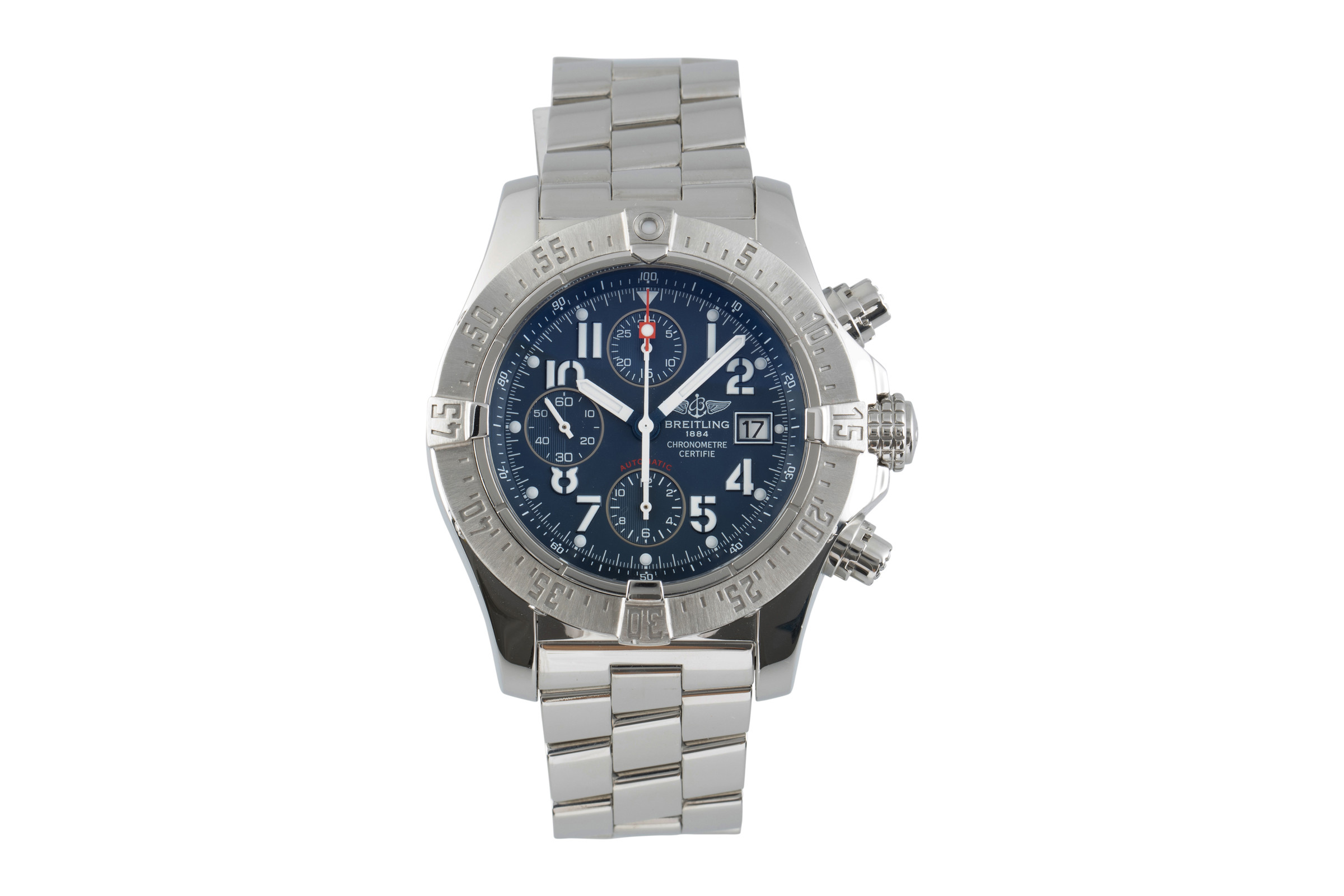 Breitling Avenger Skyland chronograph steel automatic Kal. B13 Ref. A13380