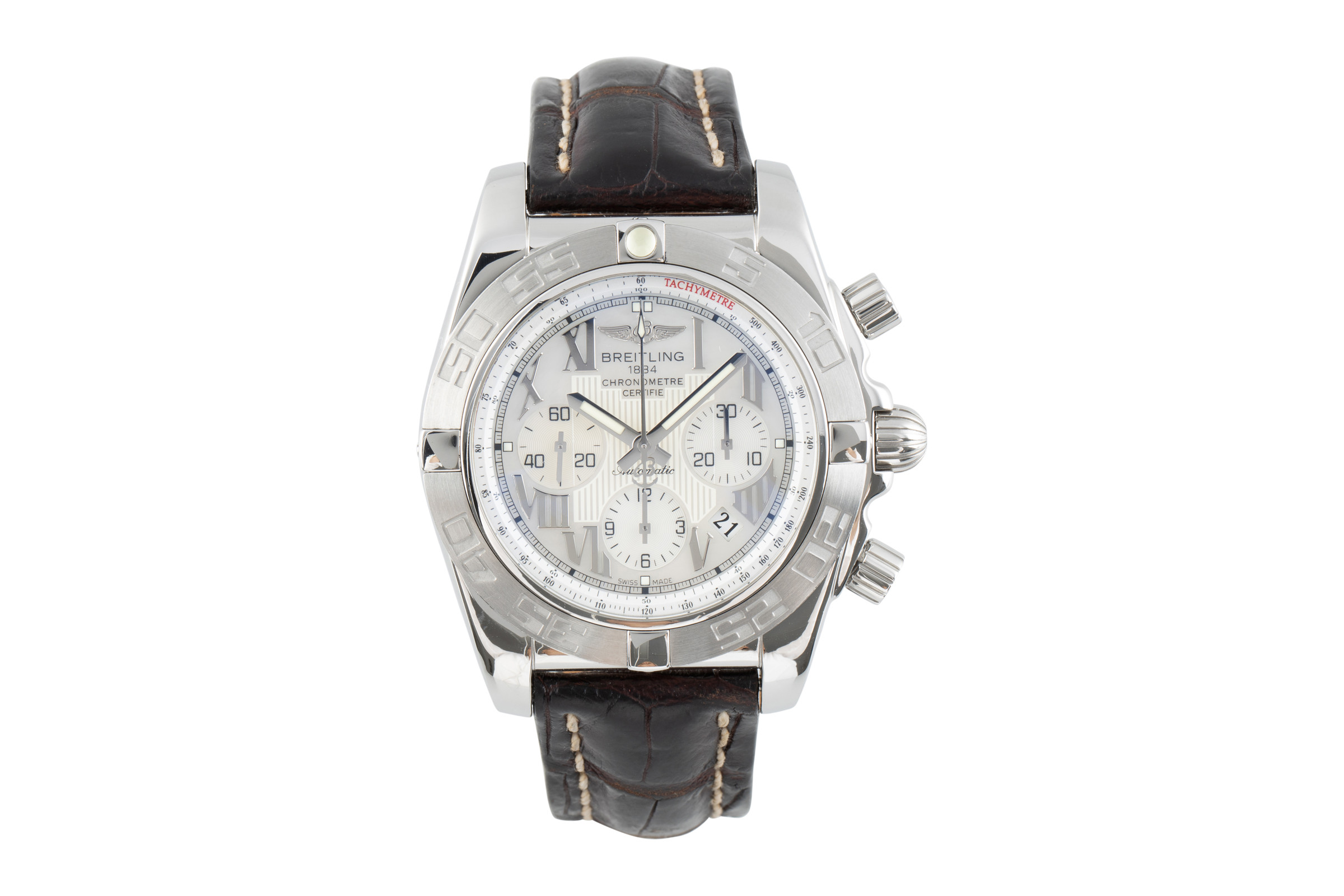 Breitling Chronomat 44 chronograph steel automatic Kal. B01 Ref. AB011012/A690