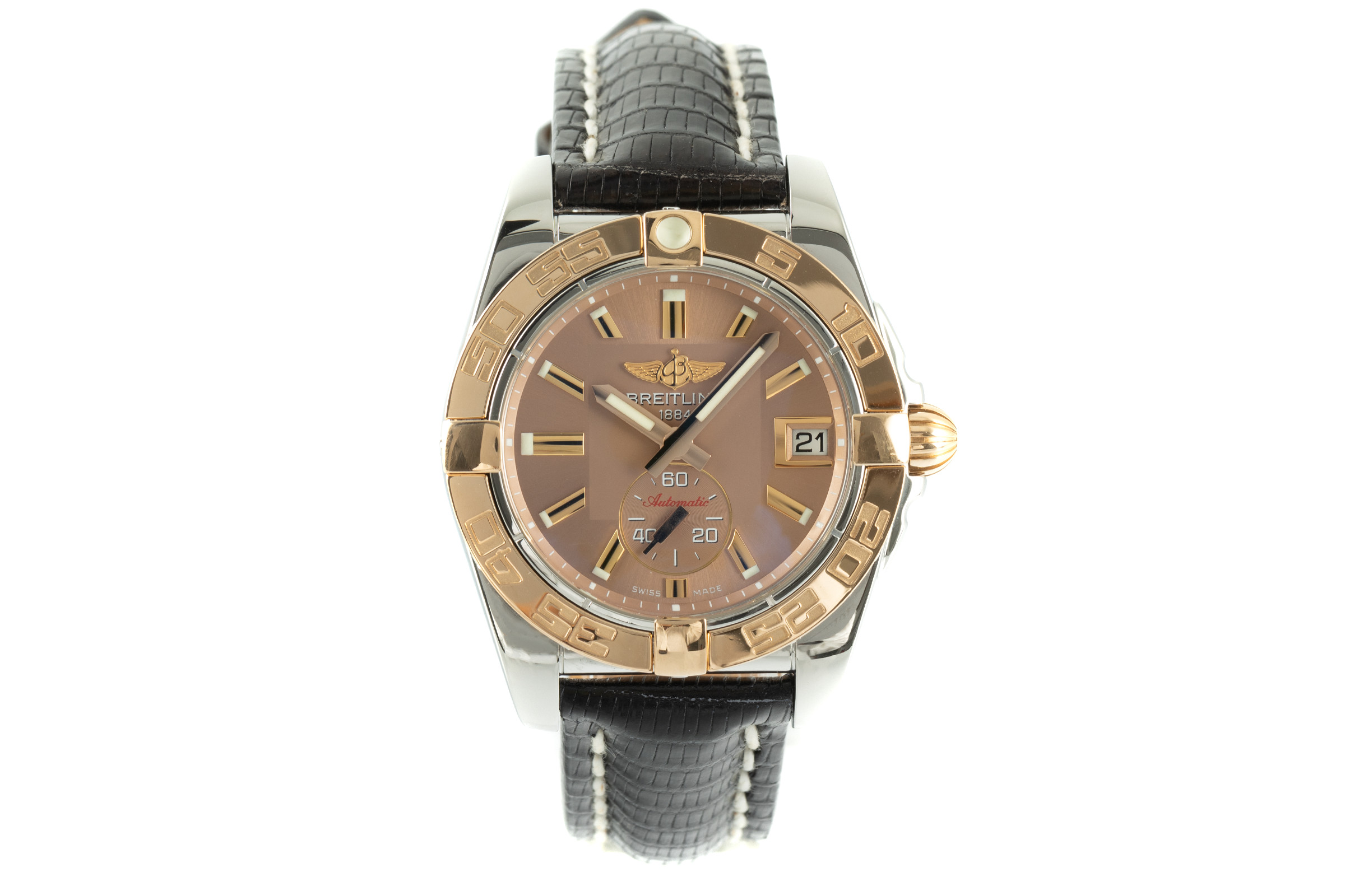 Breitling Galactic steel / gold automatic Kal. B37 Ref. C37330
