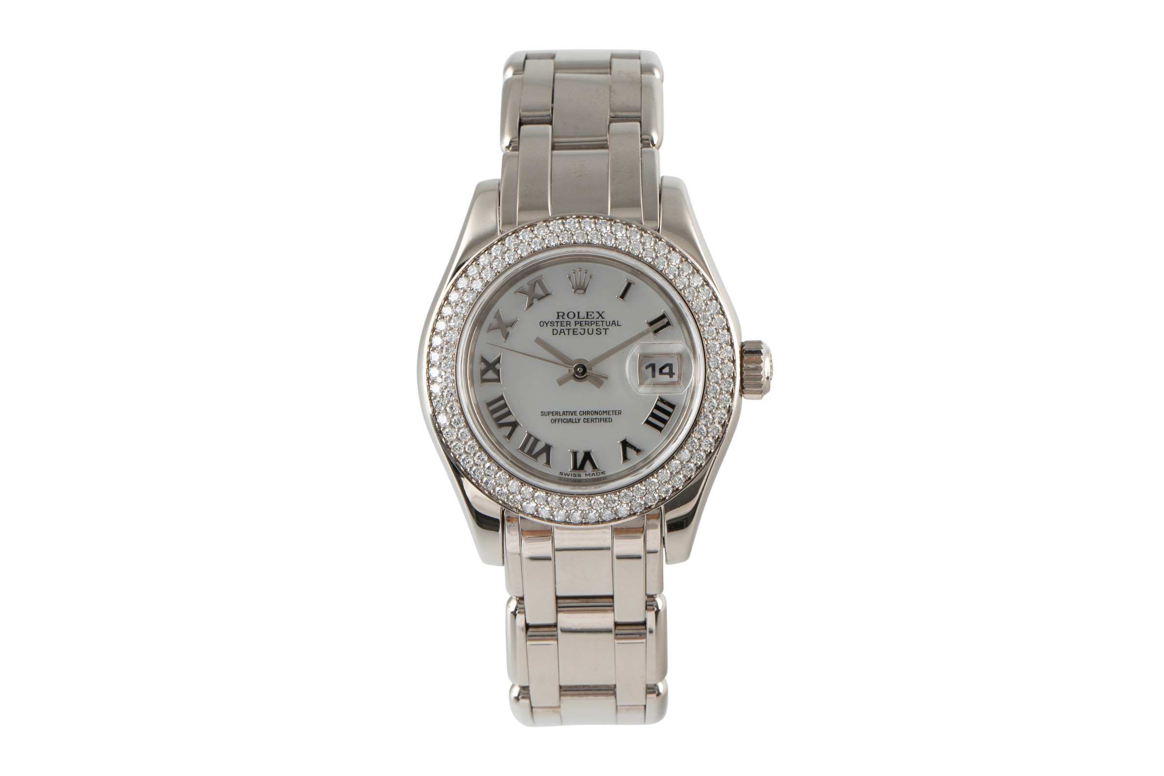 Rolex Datejust 18 ct white gold automatic Kal. 2235 Ref. 80339