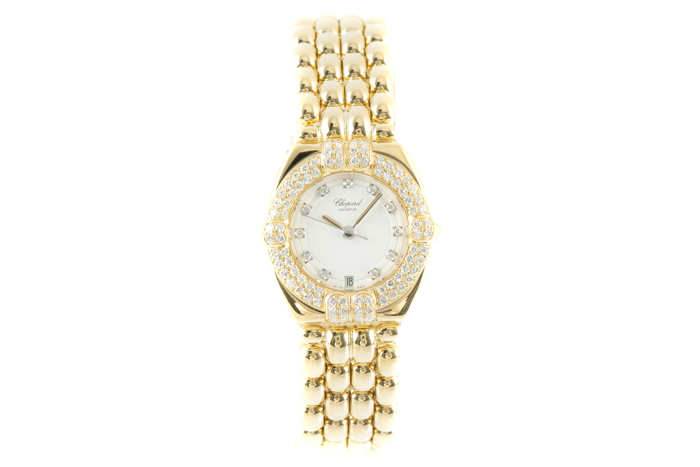 Chopard Gstaad 18 ct gold quartz Kal. 611 Ref. 32/5120-11