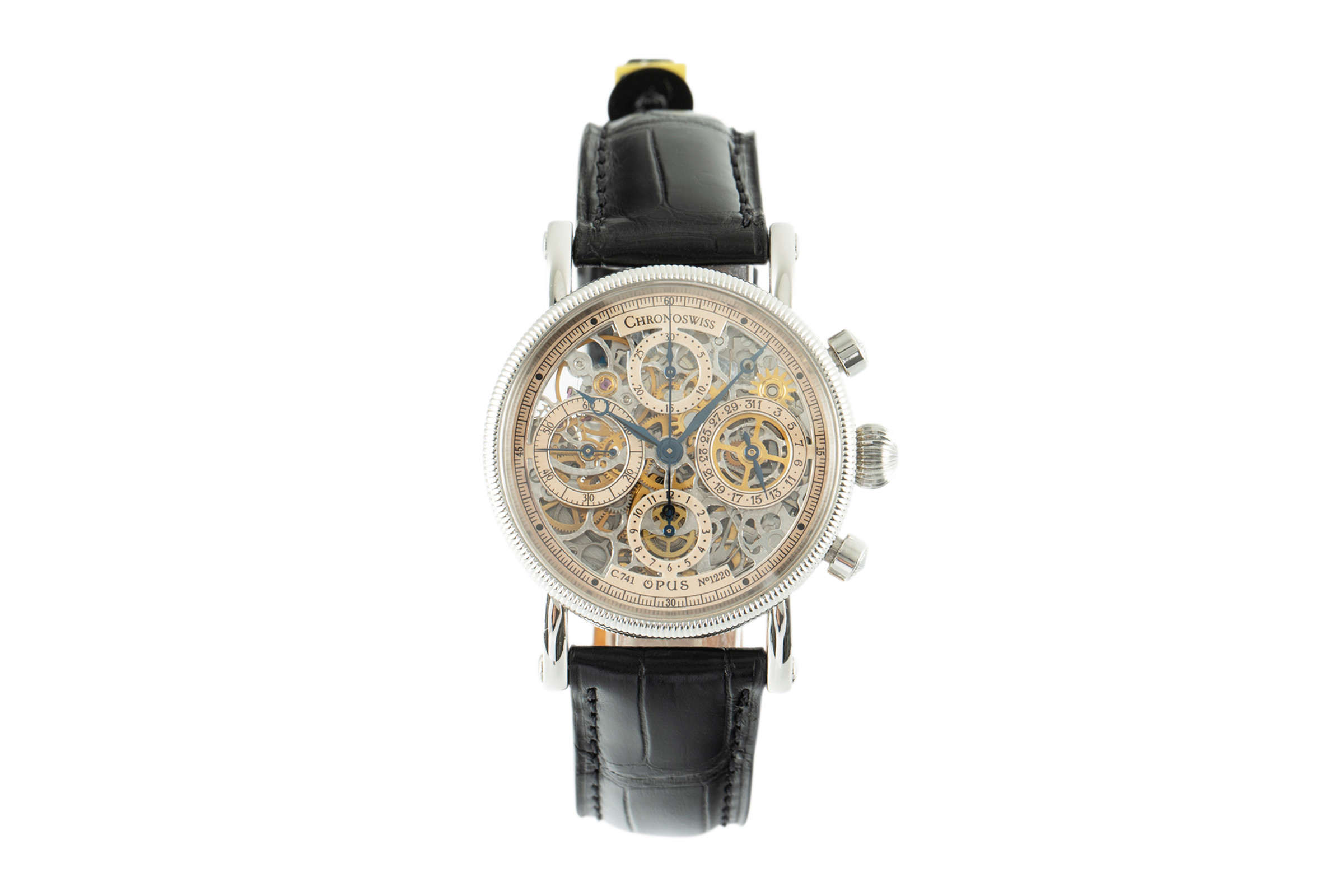 Chronoswiss Opus chronograph steel automatic Kal. C.741 Ref. CH7523