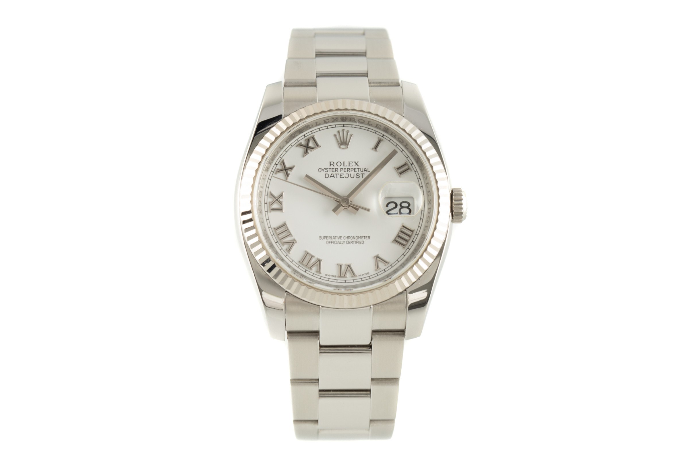 Rolex Datejust steel / white gold automatic Kal. 3135 Ref. 116234