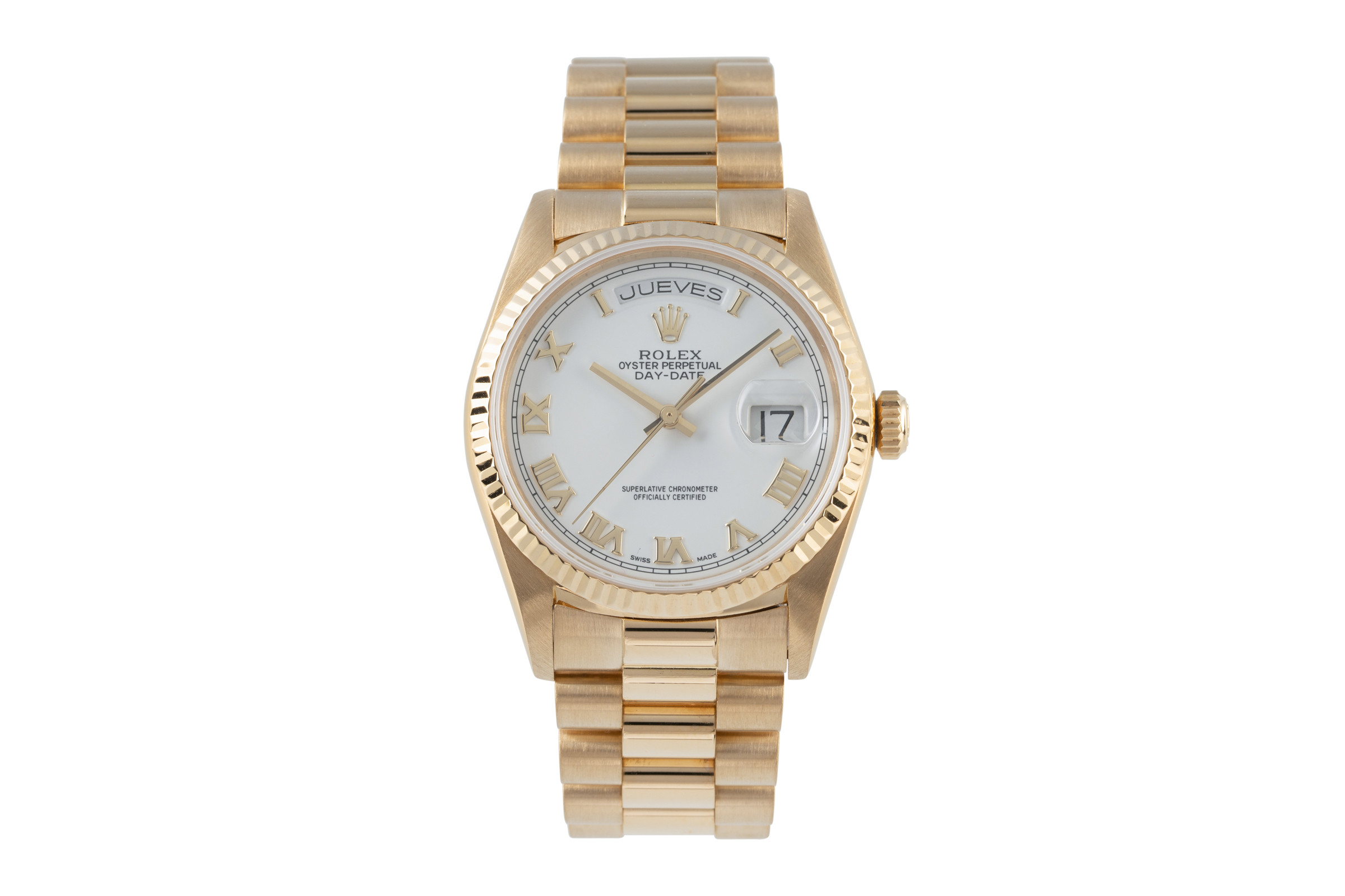 Rolex Day-Date 18 ct gold automatic Kal. 3055 Ref. 18038