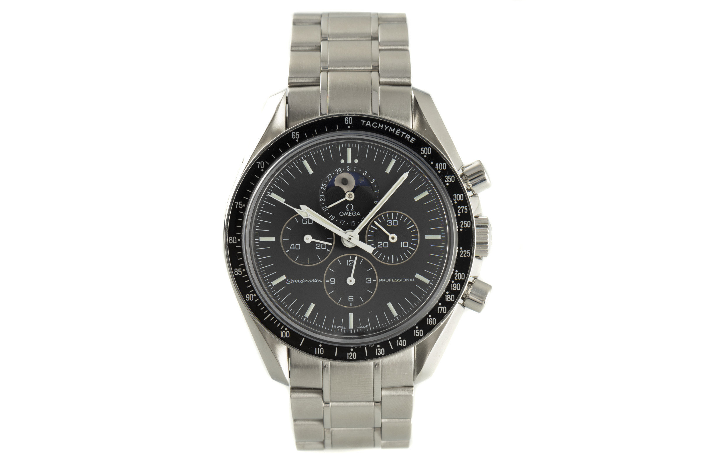 Omega Speedmaster chronograph steel manual winding Kal. 1866 Ref. 3576.50.00