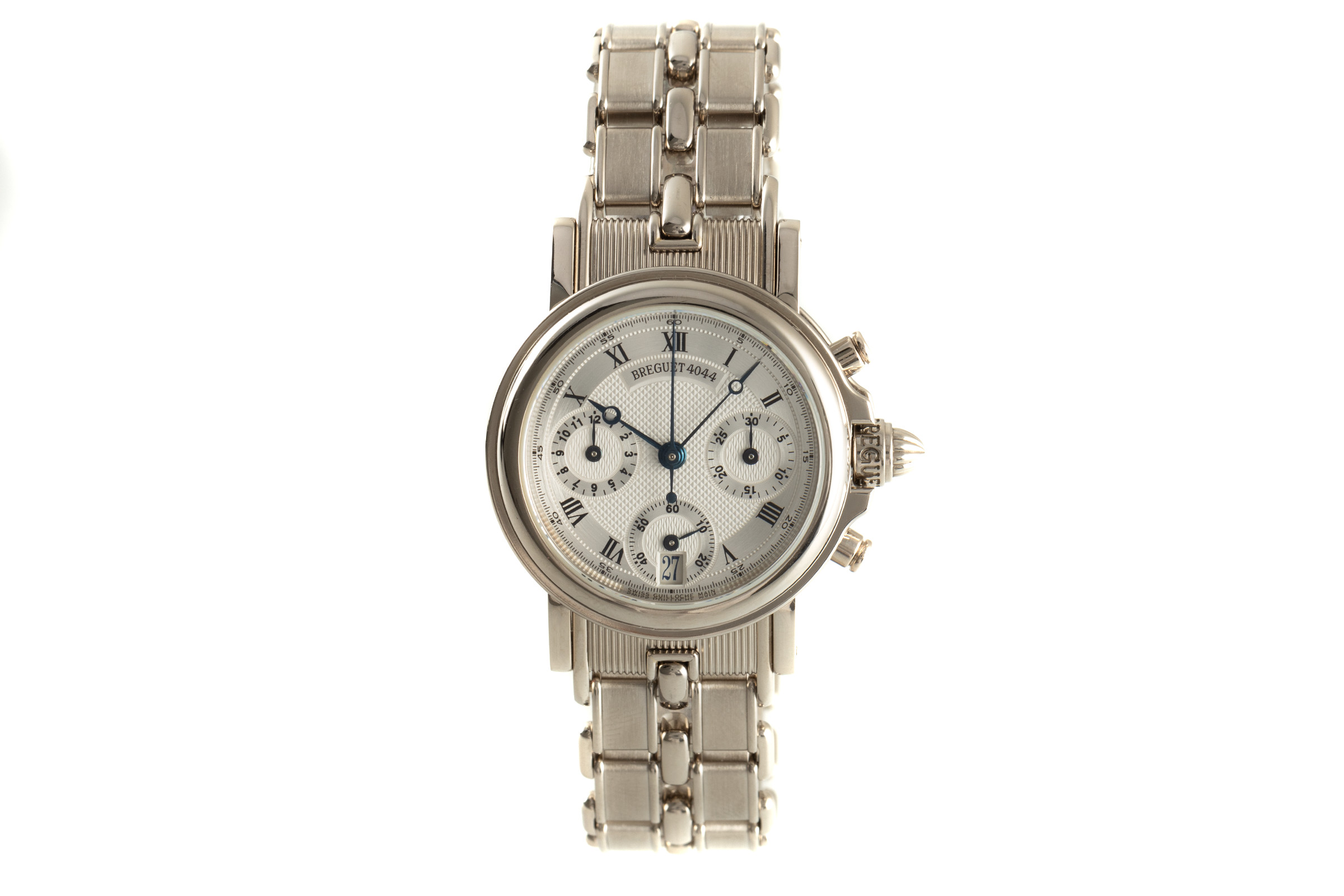 Breguet Marine chronograph 18 ct white gold automatic Kal. 550