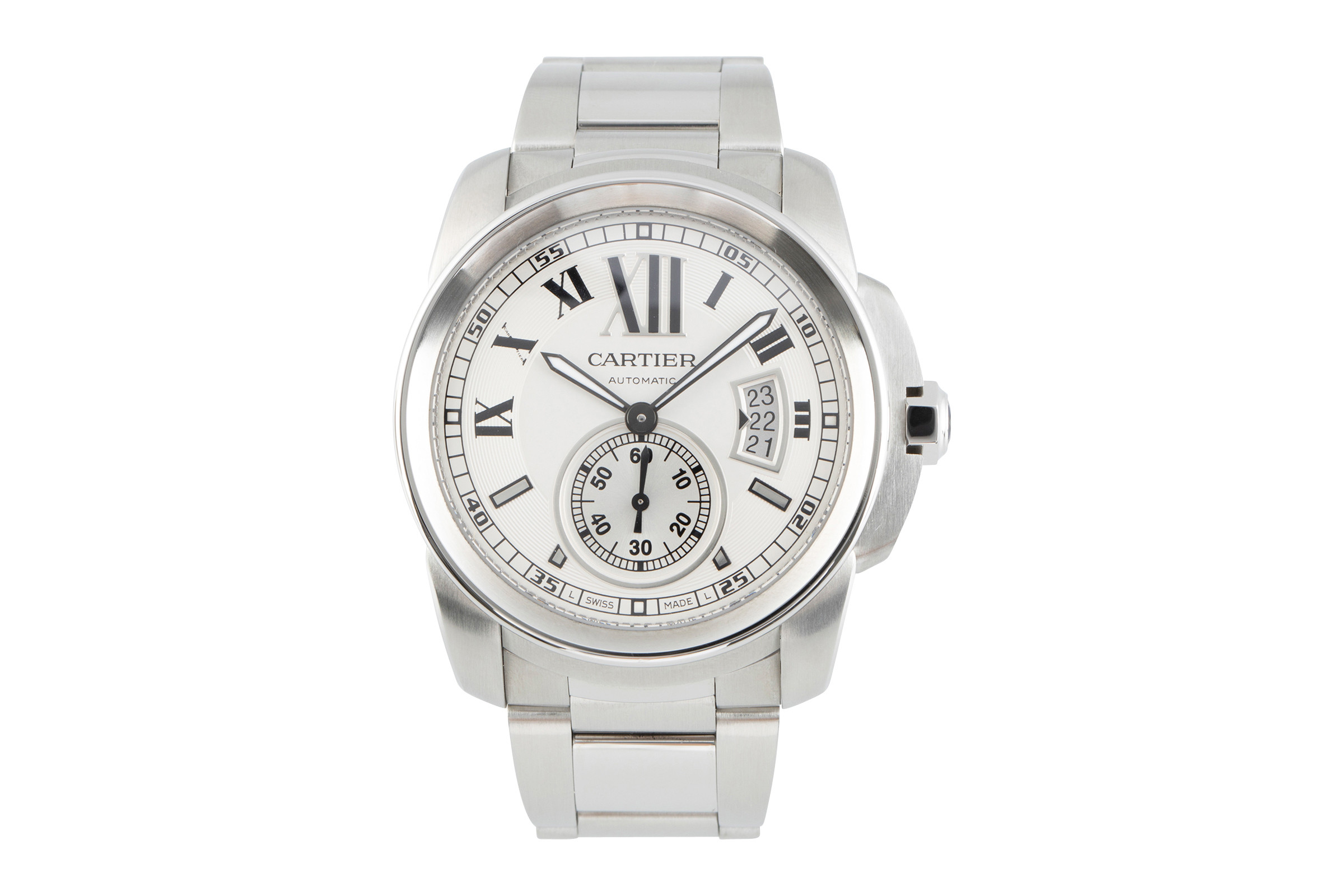 Cartier Calibre de Cartier steel automatic Kal. 1904-PS MC Ref. 3389