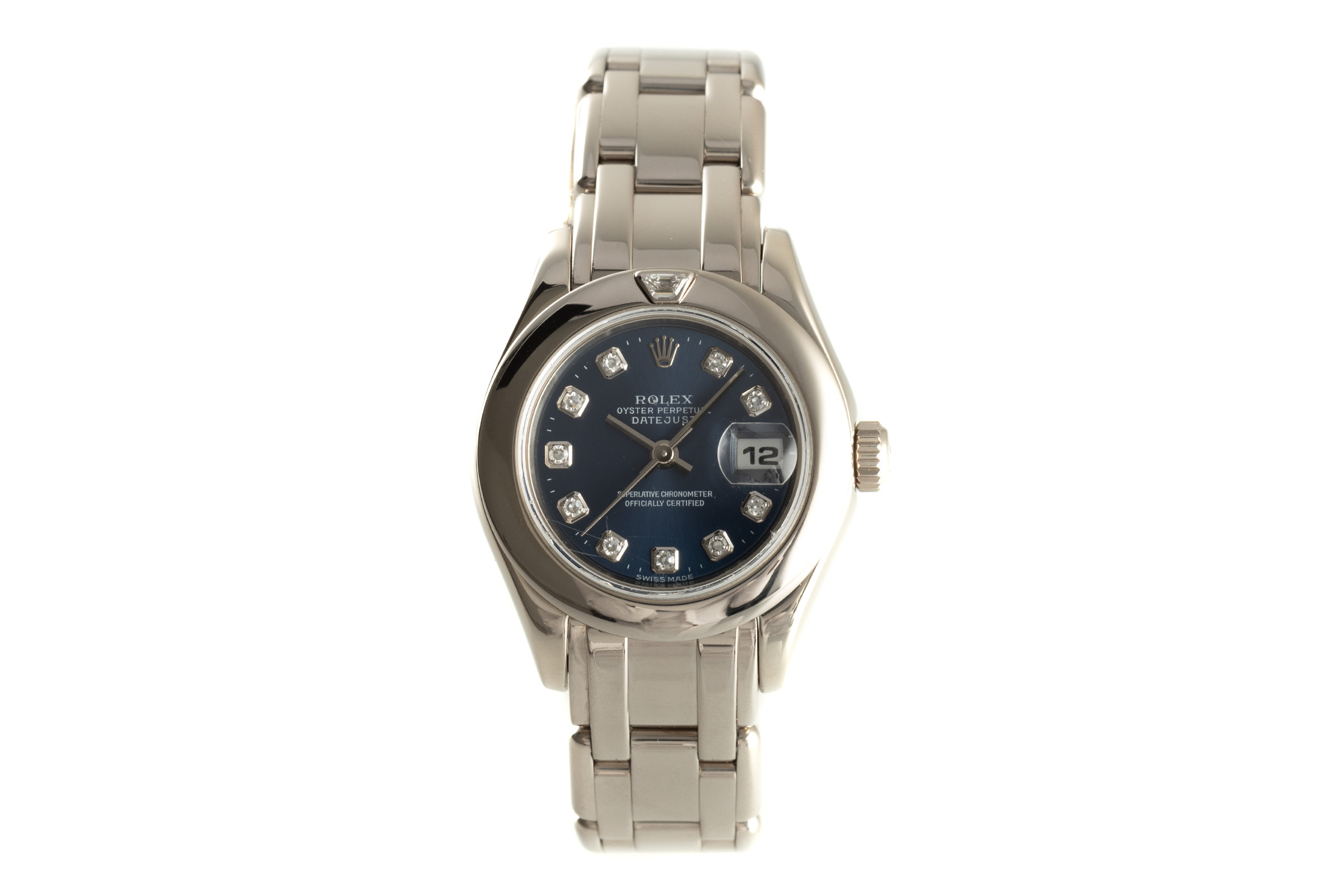 Rolex Datejust 18 ct white gold automatic Kal. 2235 Ref. 80329