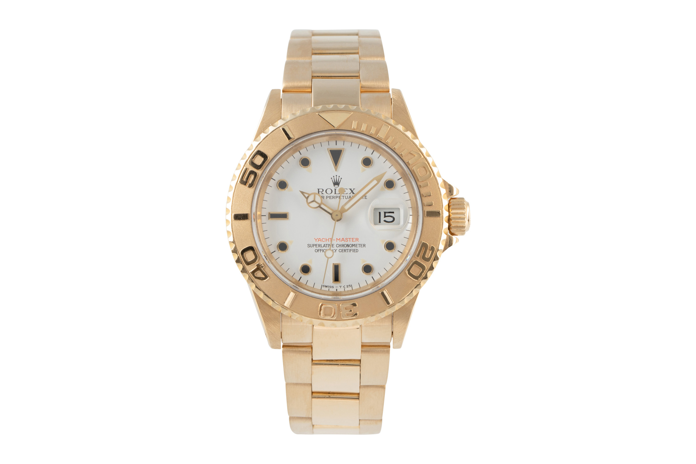 Rolex Yacht-Master 18 ct gold automatic Kal. 3135 Ref. 16628