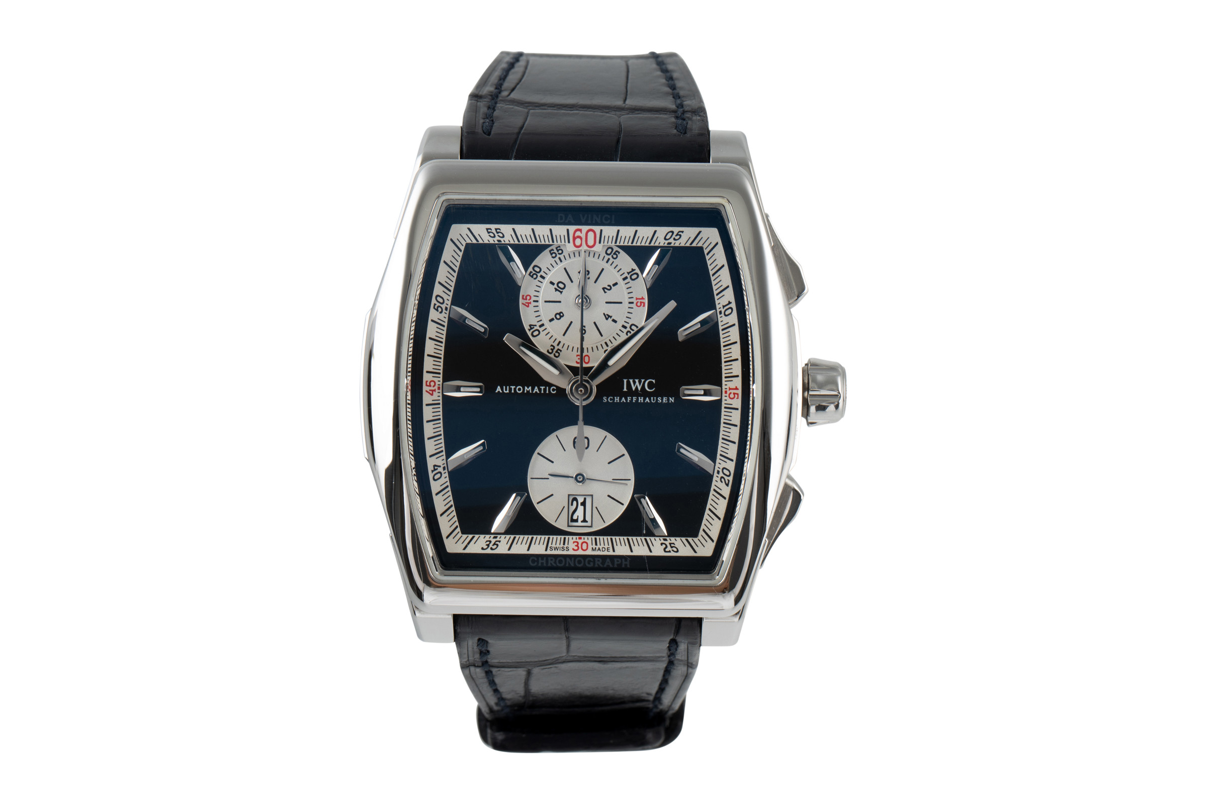 IWC Da Vinci chronograph steel automatic Kal. 89360 Ref. 3764