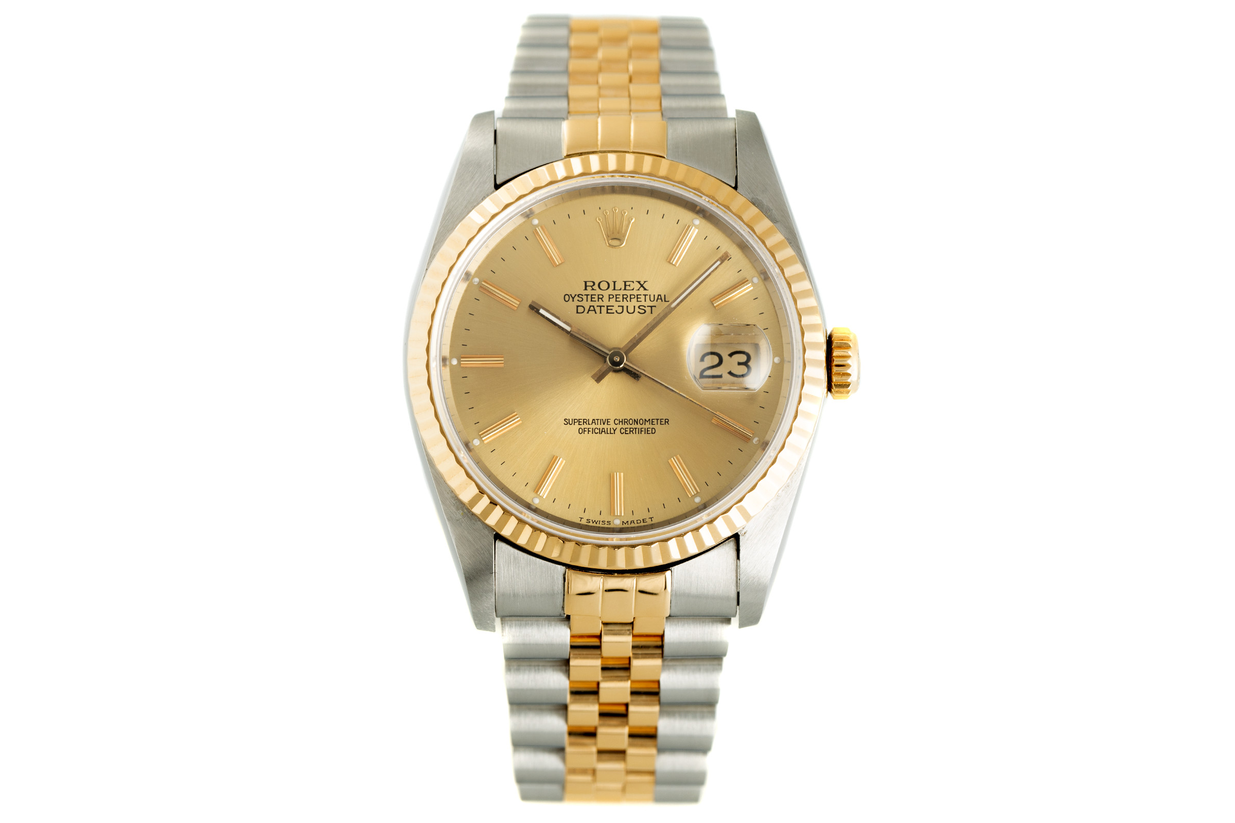 Rolex Datejust steel / gold automatic Kal. 3135 Ref. 16233