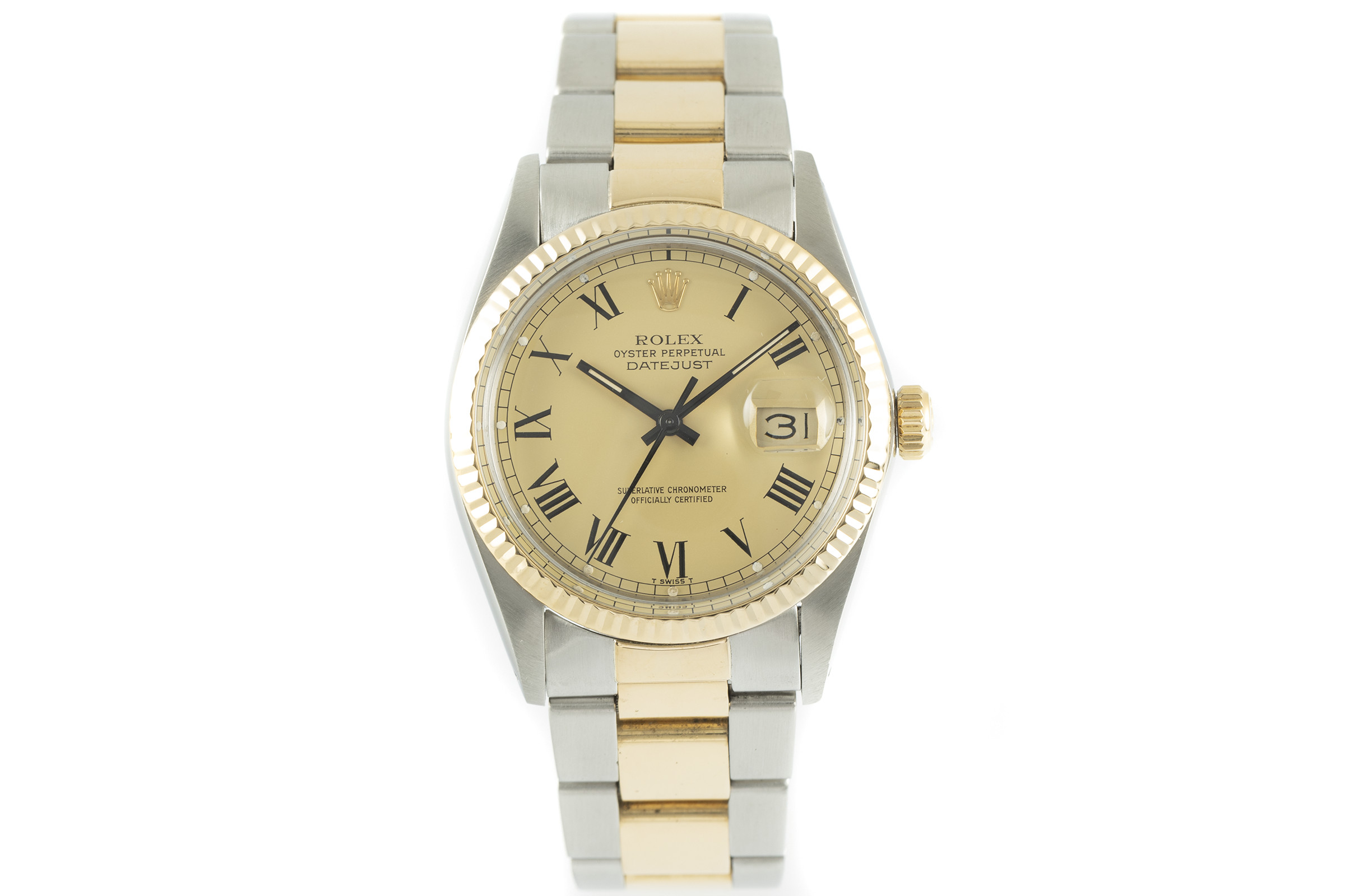 Rolex Datejust steel / gold automatic Kal. 3035 Ref. 16013