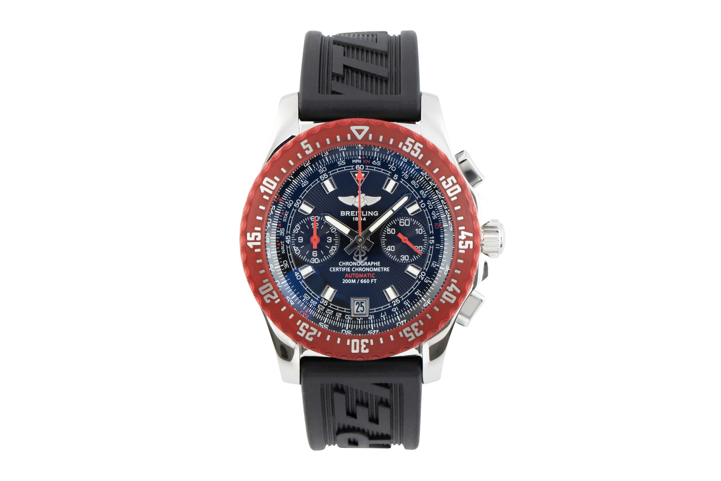 Breitling Skyracer chronograph steel automatic Kal. B27 Ref. A27363