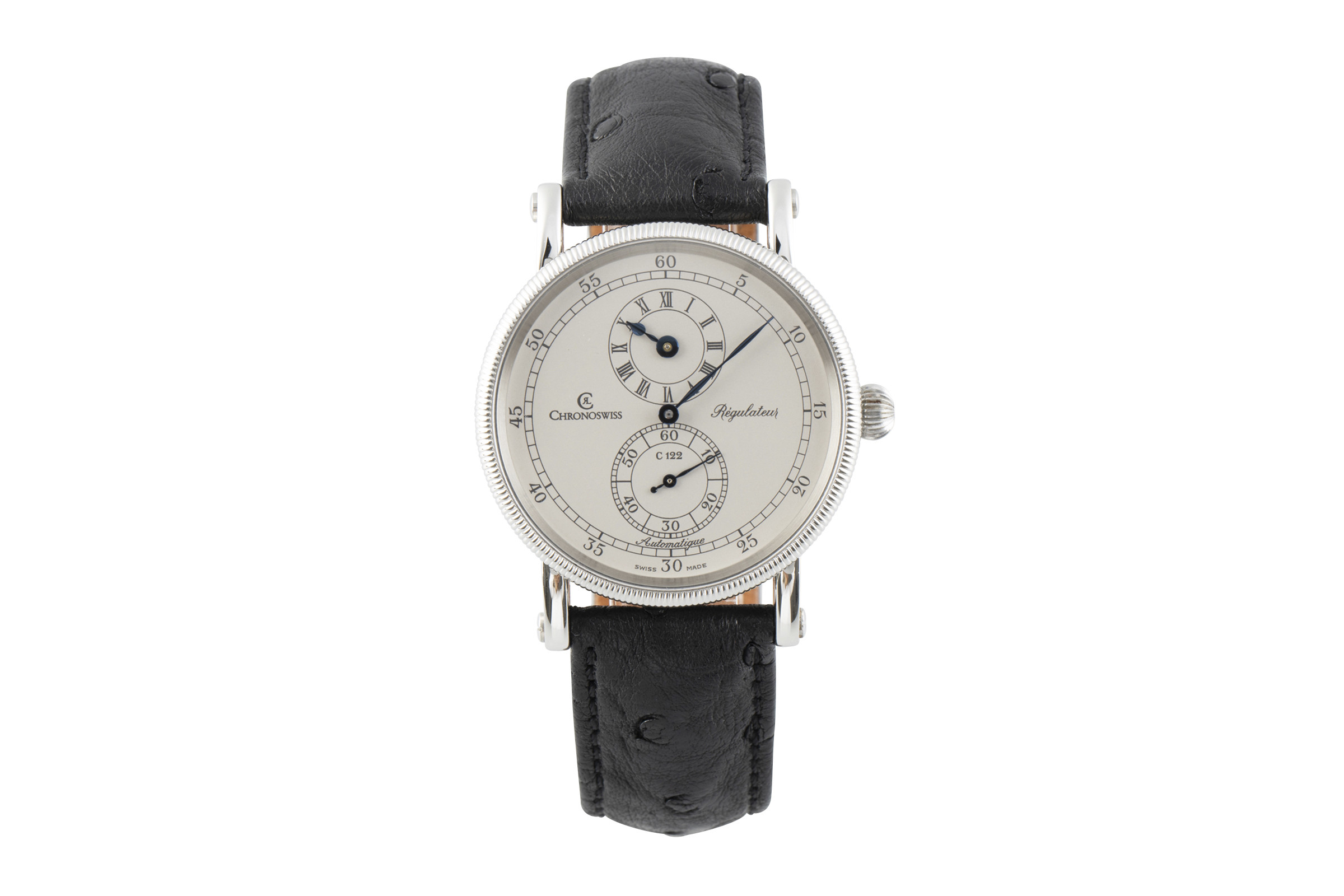 Chronoswiss Regulateur steel automatic Kal. C.122 Ref. CH 1223