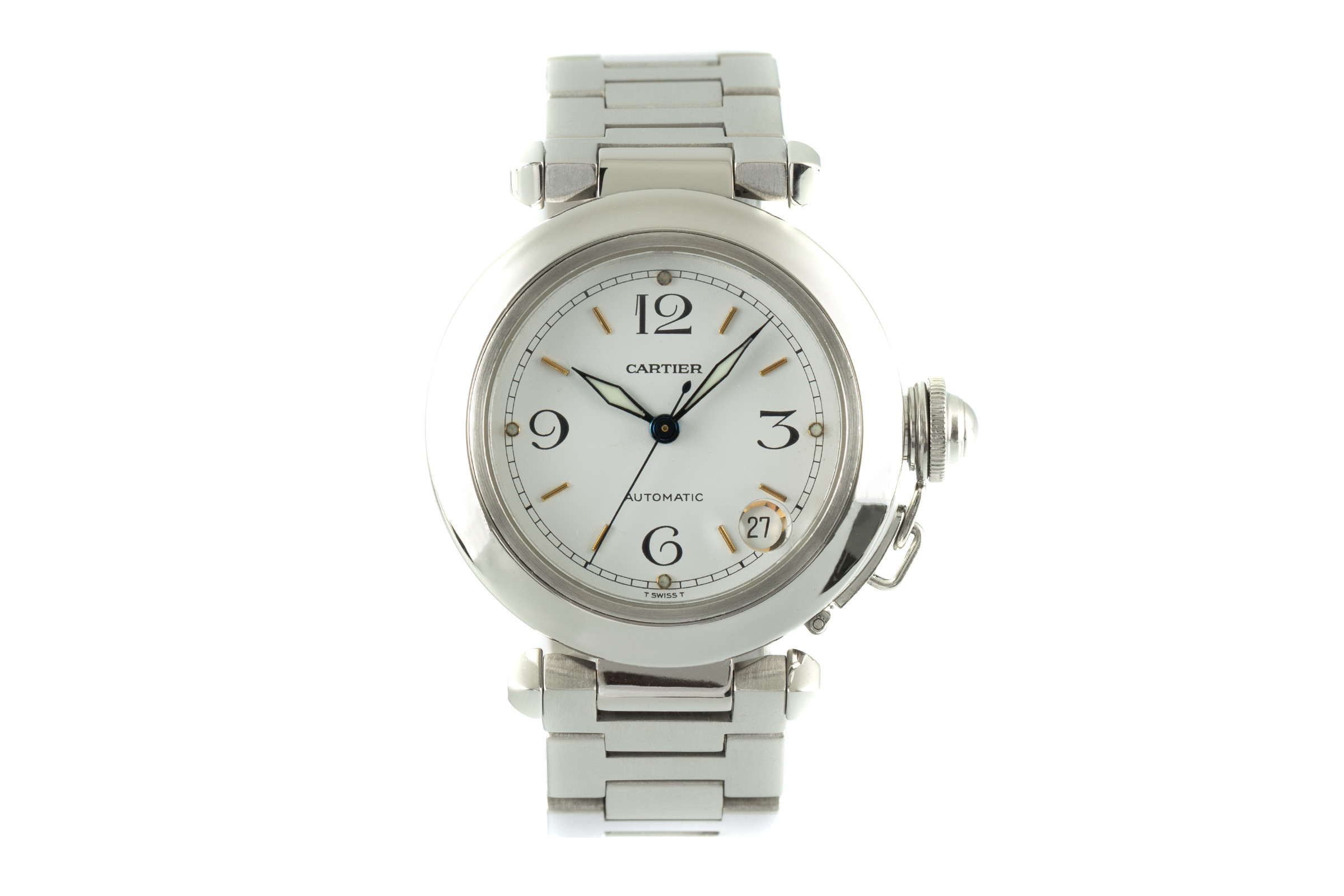 Cartier Pasha steel automatic Kal. 049 Ref. 2324