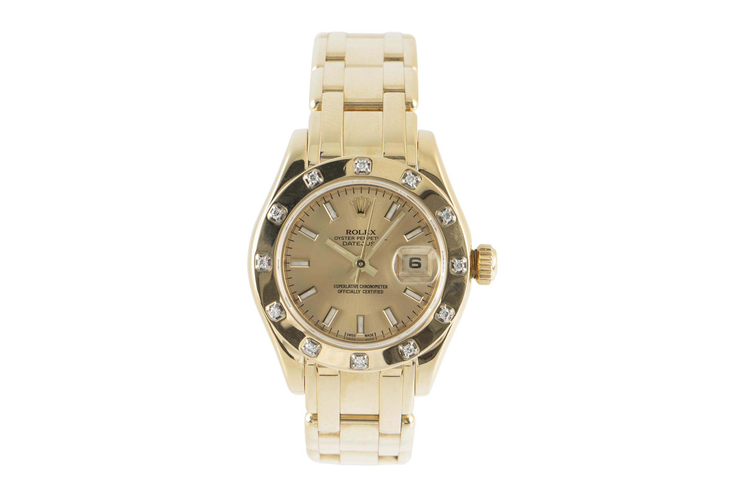 Rolex Datejust 18 ct gold automatic Kal. 2235 Ref. 80318